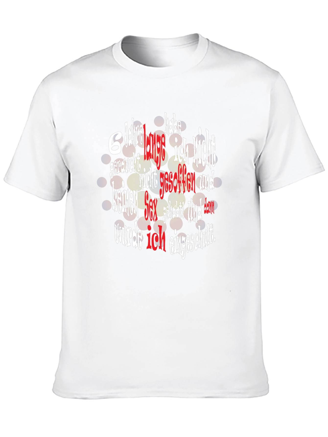 Black Funny German Text T-Shirt - '6 Jahre' view 10