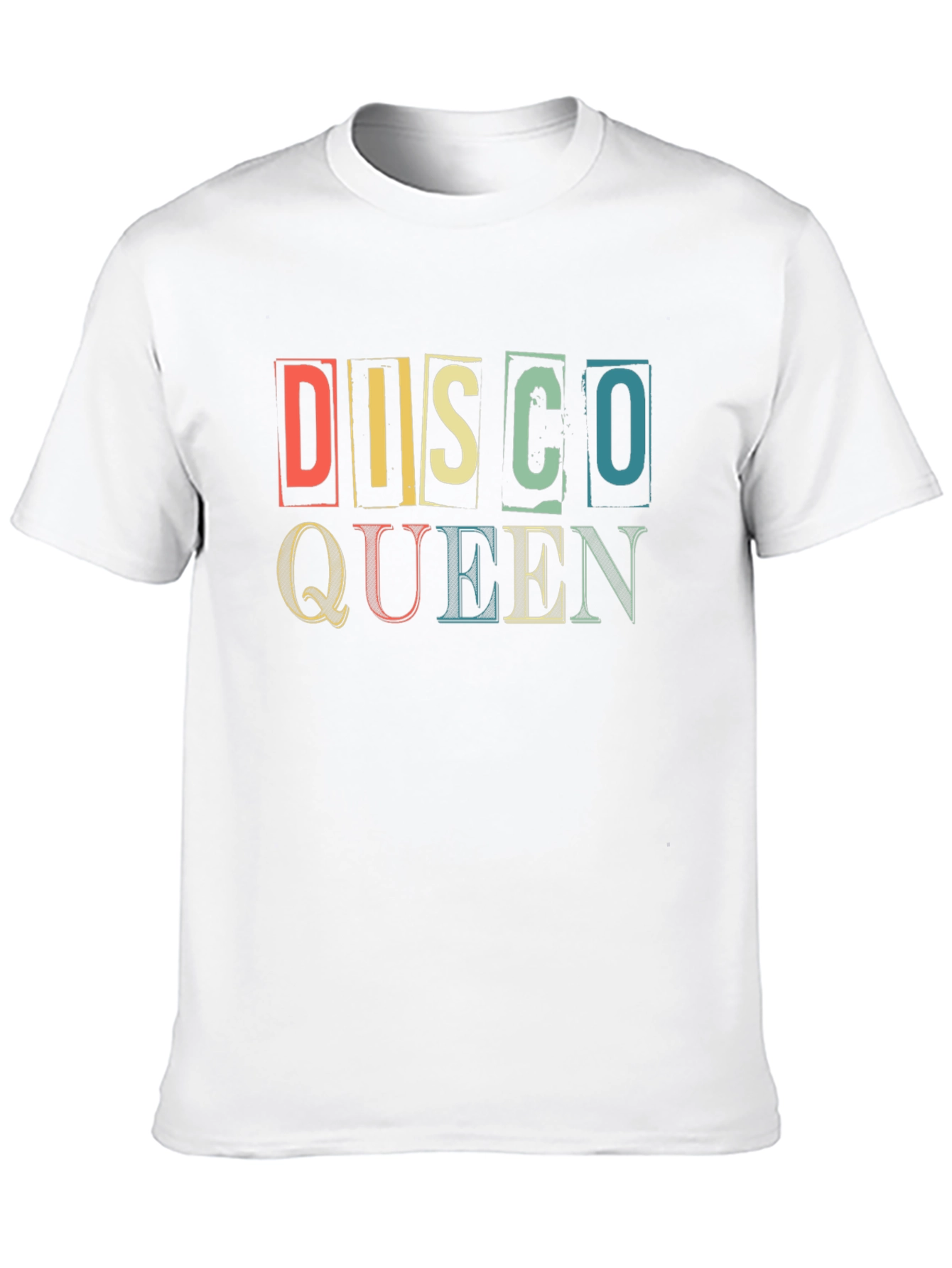 Black Disco Queen Graphic Tee - Retro Style view 10