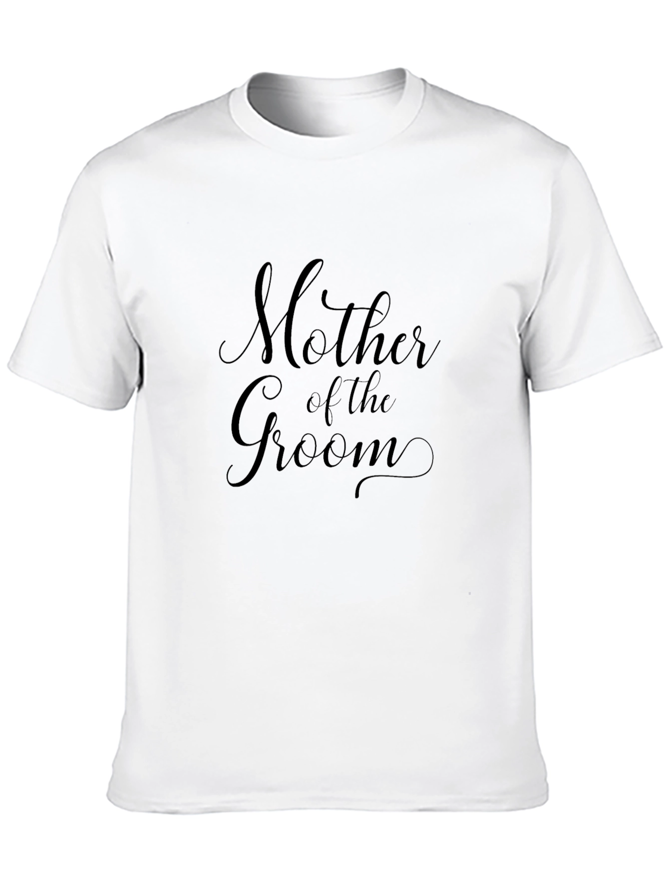 Black Mother of the Groom Black T-Shirt view 10