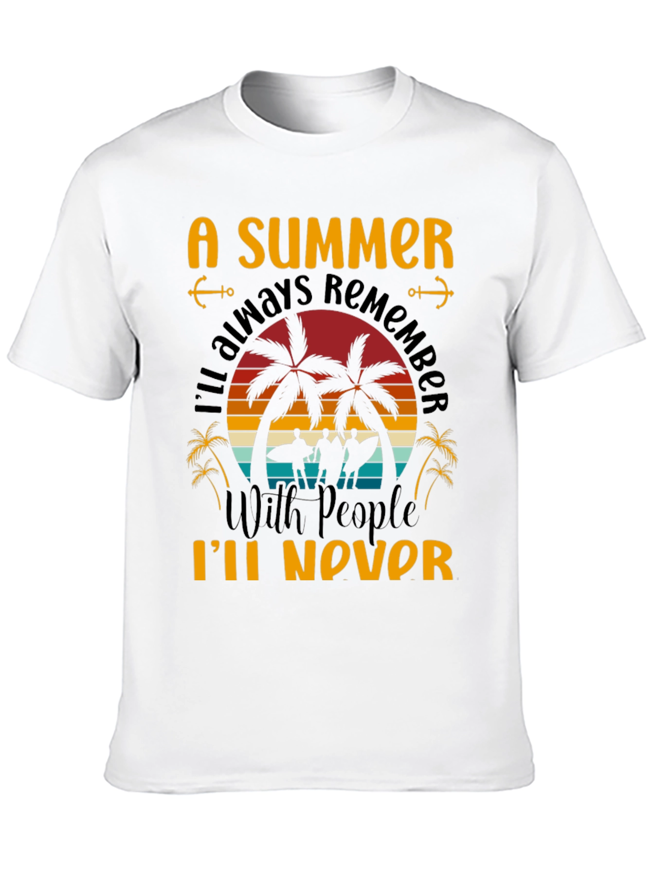 Black A Summer to Remember Graphic T-Shirt view 10