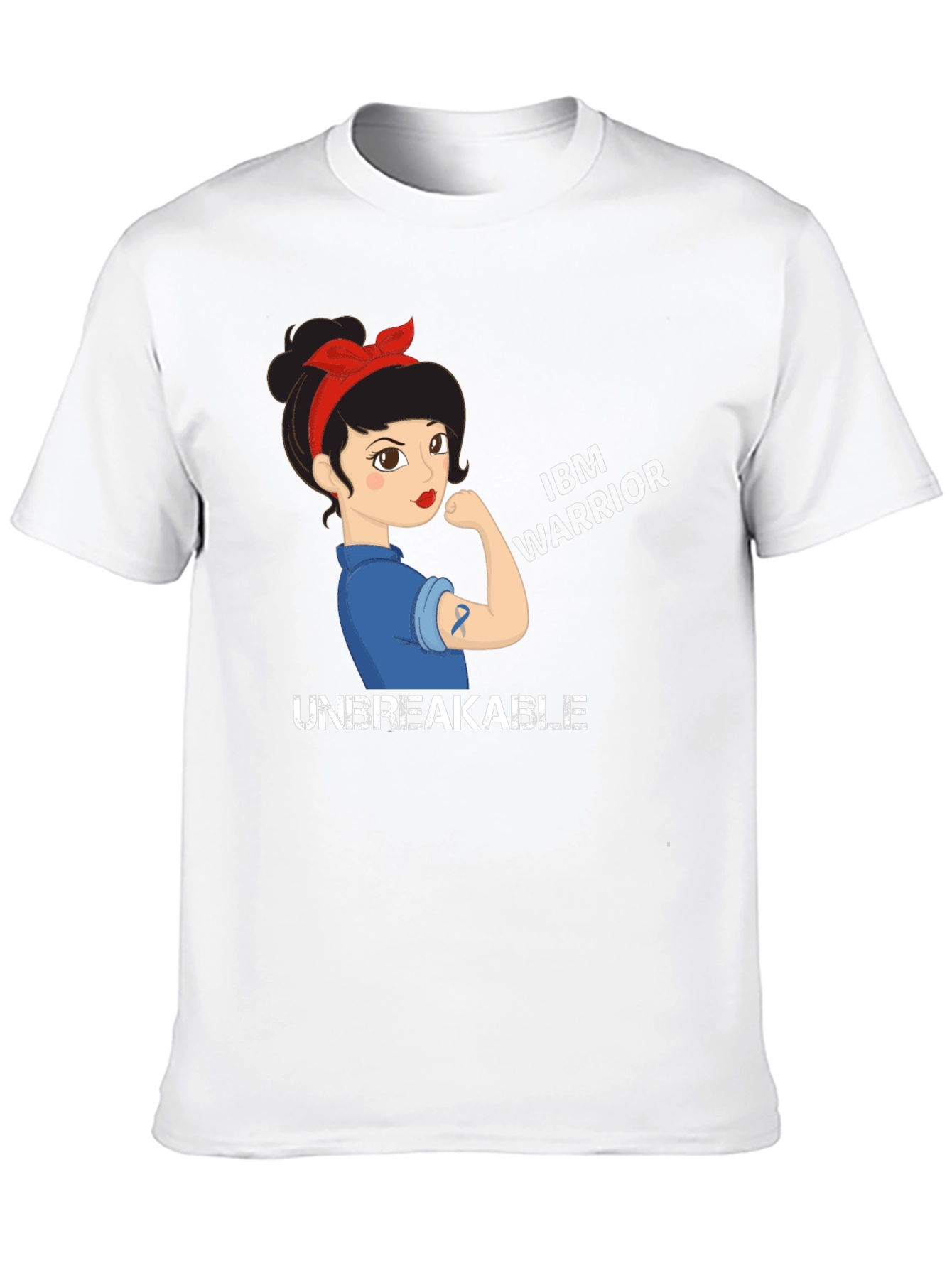 Black IBM Warrior Graphic Tee - Unbreakable Design view 10