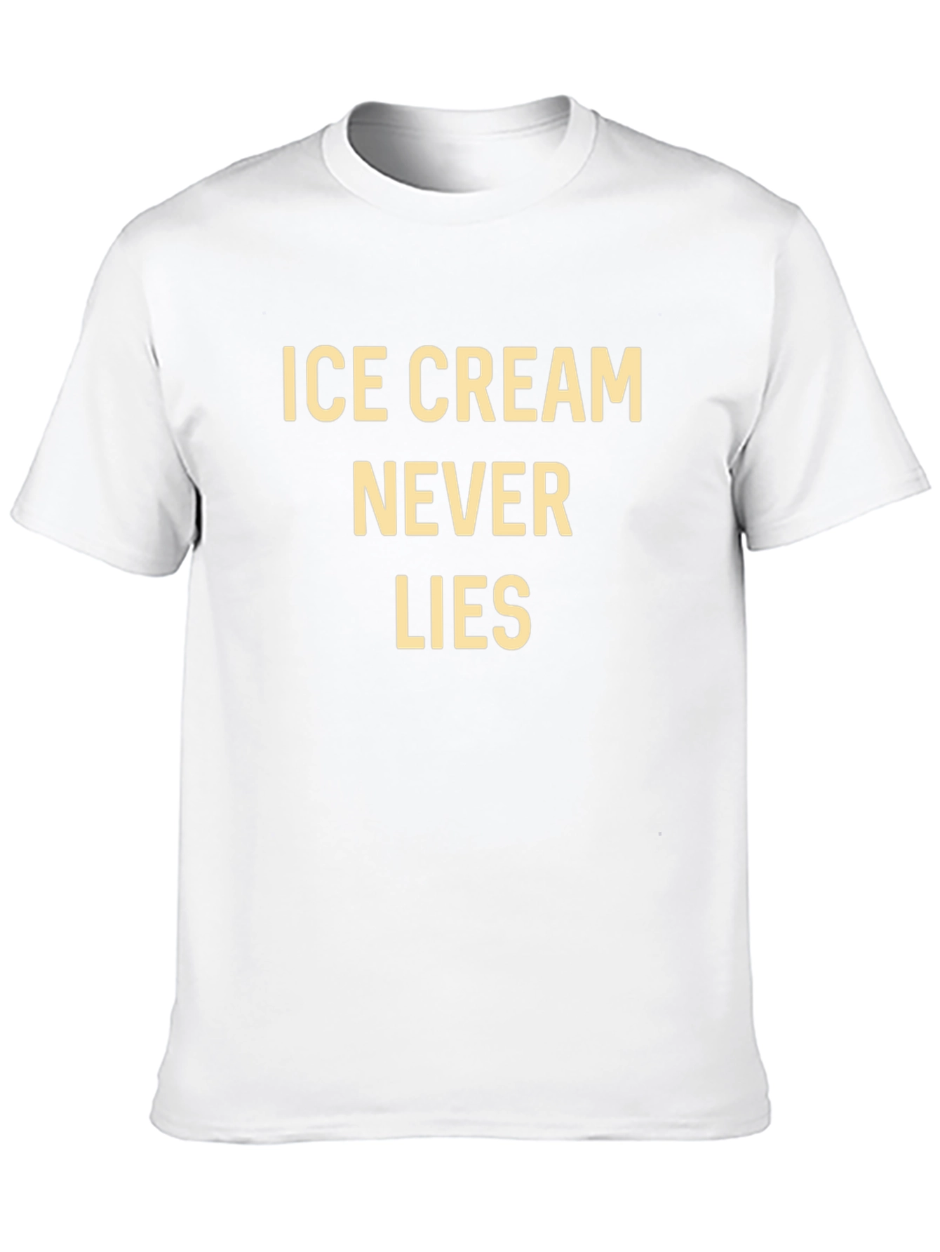 Black Ice Cream Never Lies Graphic Tee - Soft Cotton Shirt view 10