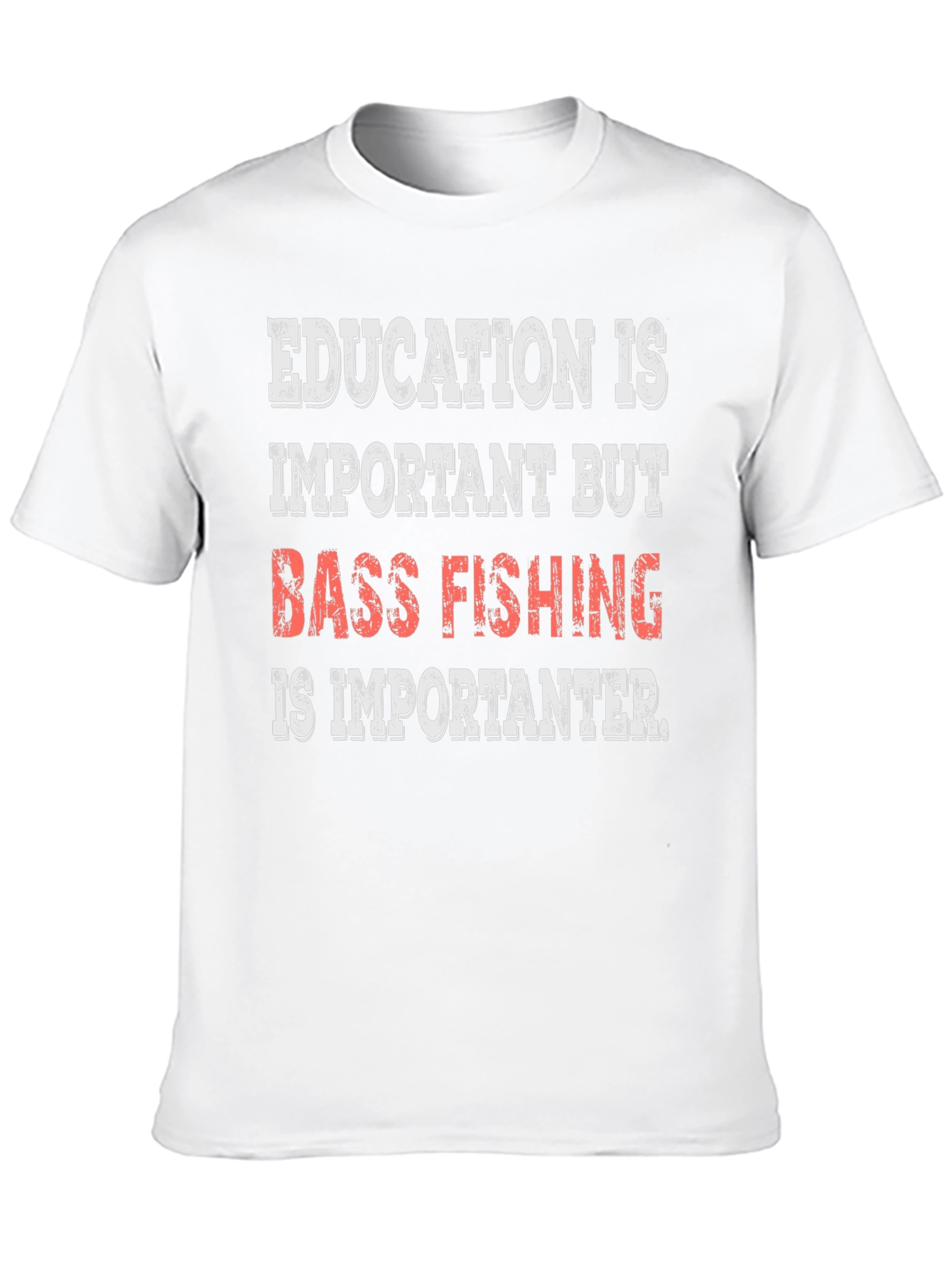Black Bass Fishing Is Importanter Black T-Shirt view 10