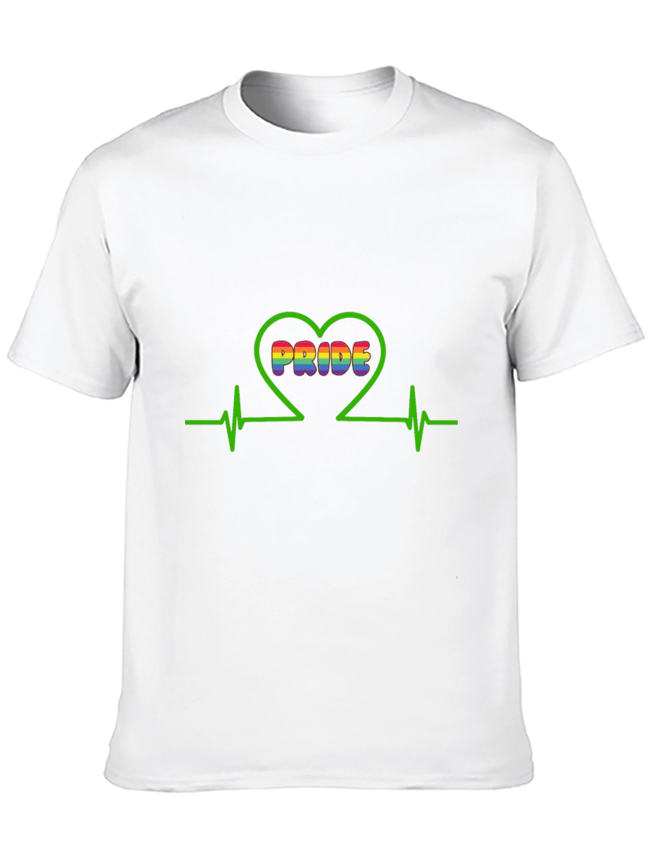 Black Pride Heartbeat Graphic Tee - Black view 10