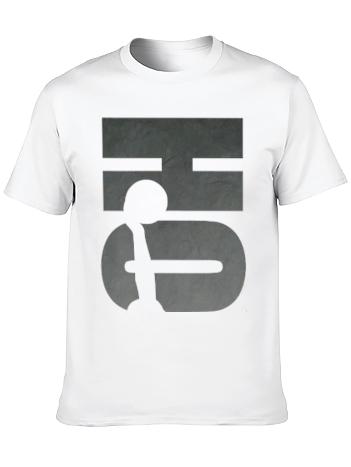 Black Abstract Graphic Print Black T-Shirt view 10