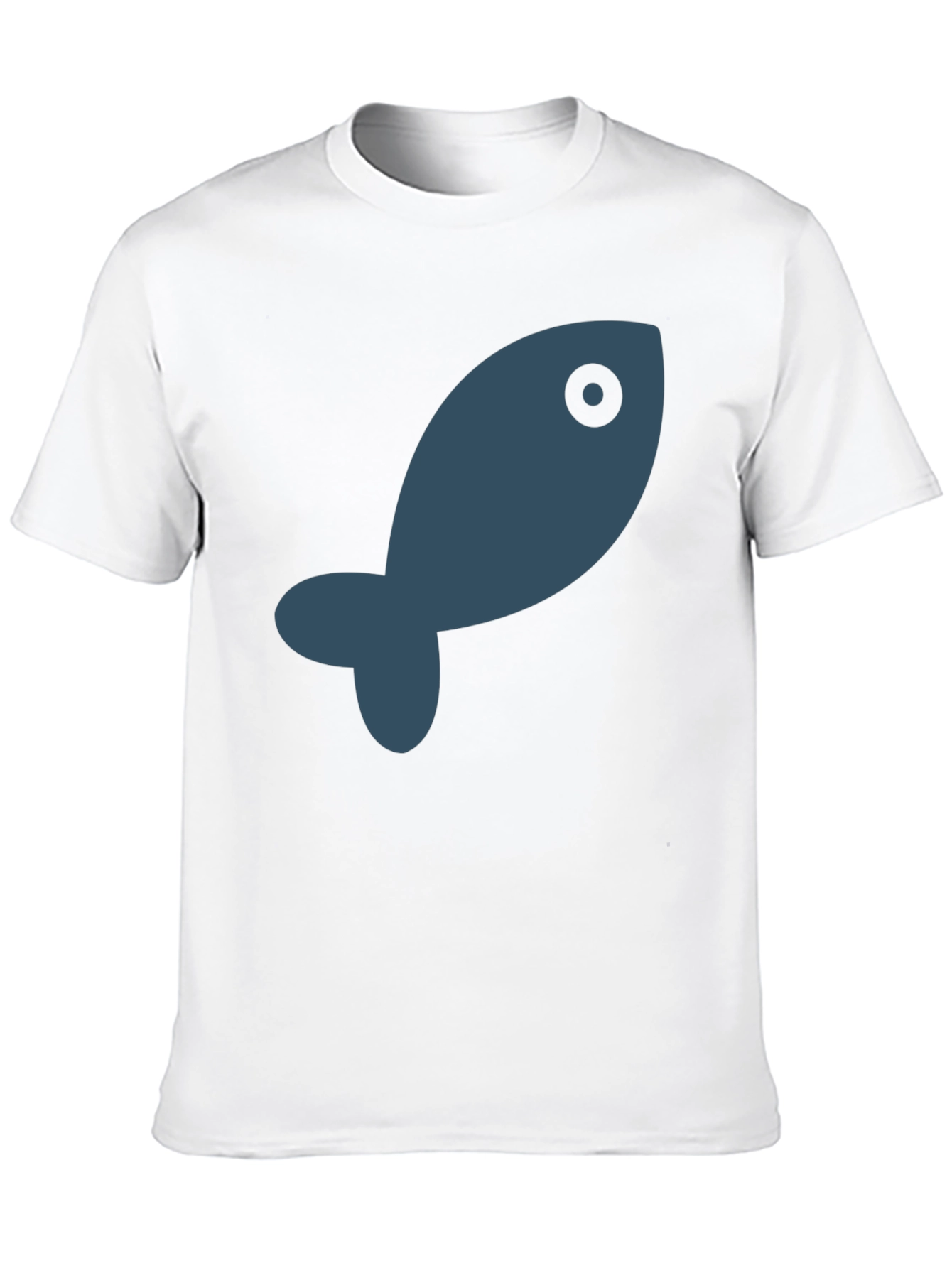 Cool Fish Graphic Black T-Shirt - 10