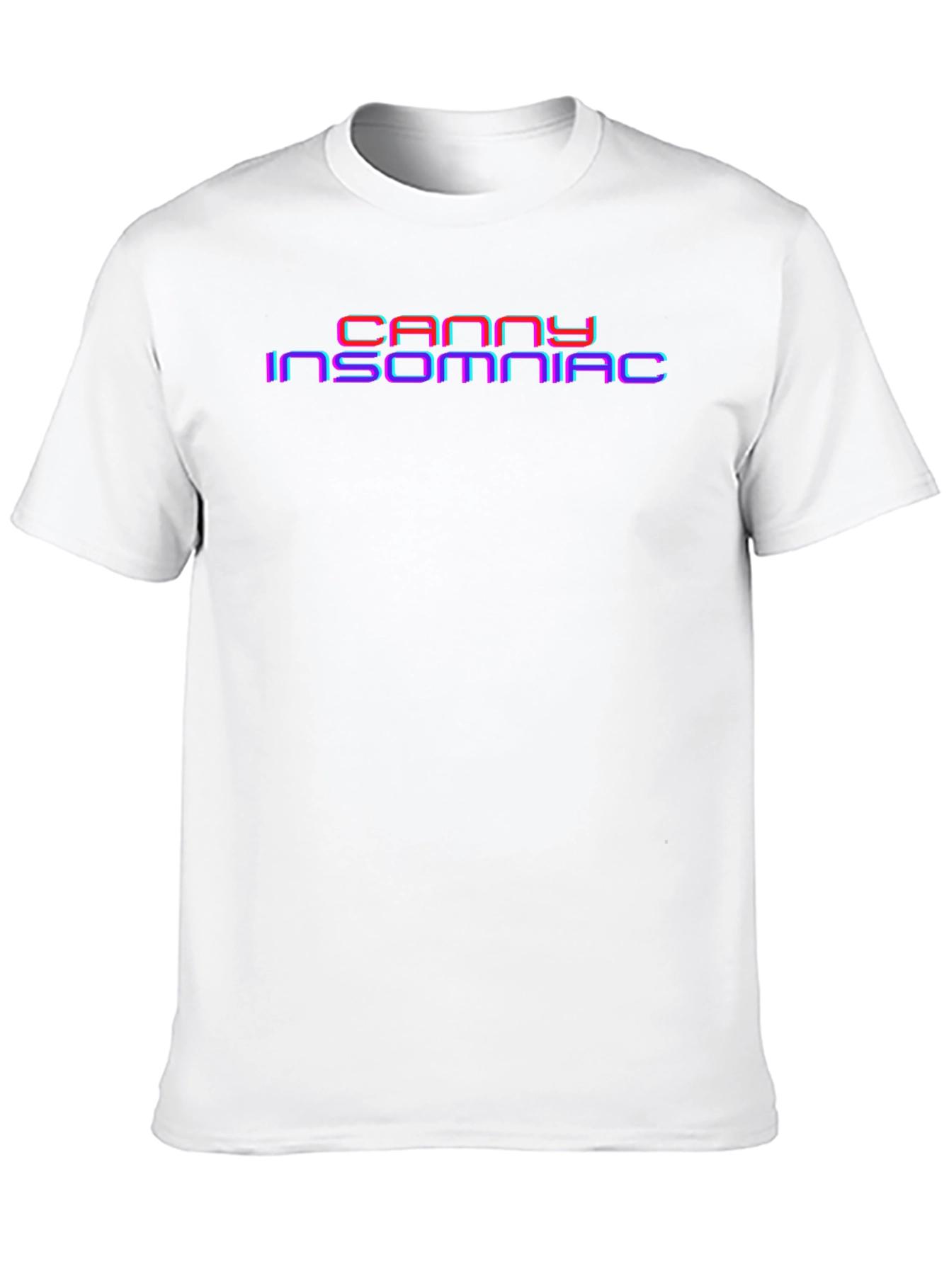 Black Canny Insomniac Graphic Tee - Black Cotton Blend Shirt view 10