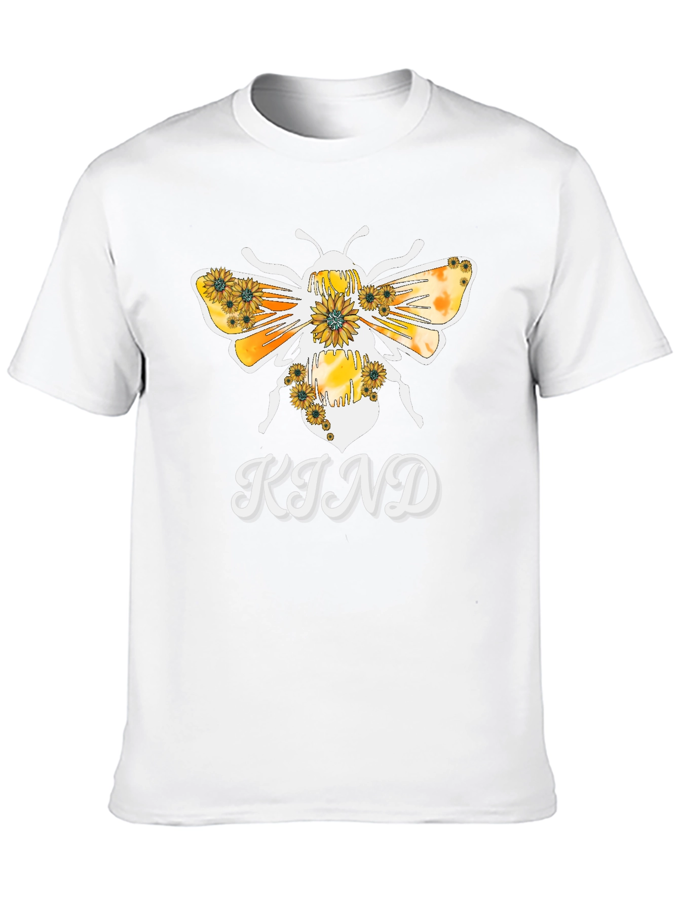 Black Bee Kind Sunflower Graphic T-Shirt view 10