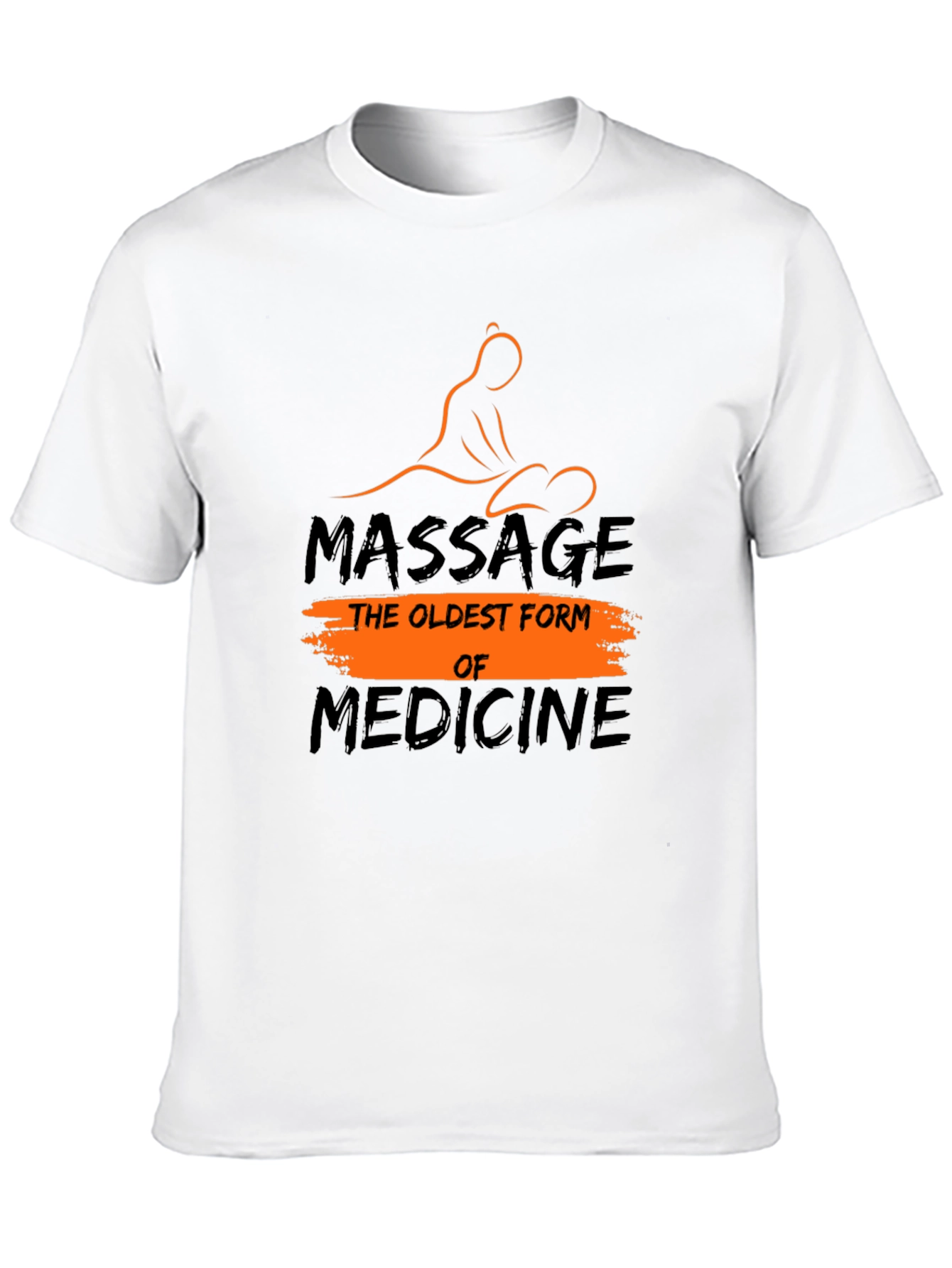Black Massage Therapy T-Shirt: The Oldest Form of Medicine view 10