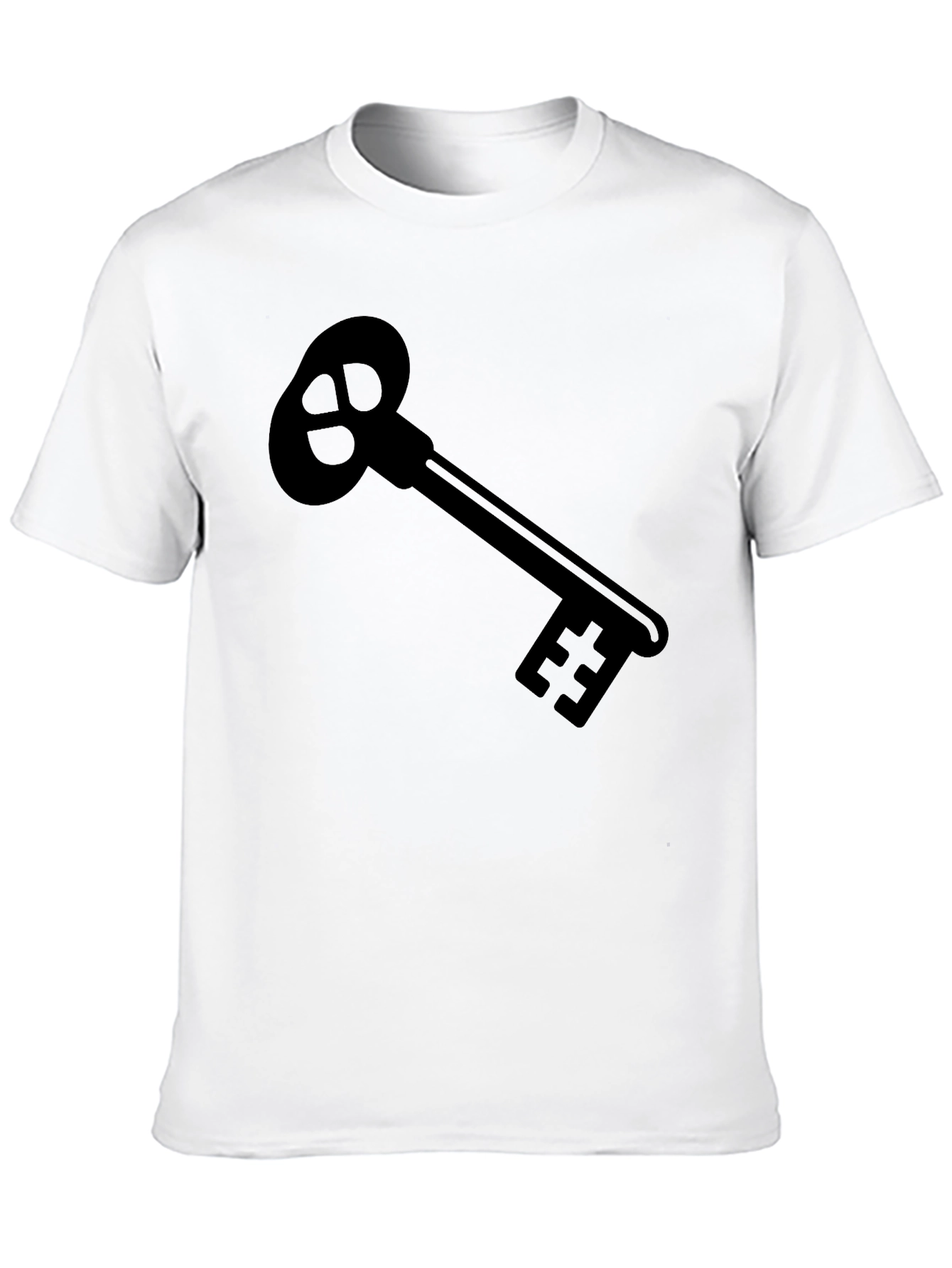 Black Black Key Graphic Tee - Stylish Cotton T-Shirt view 10