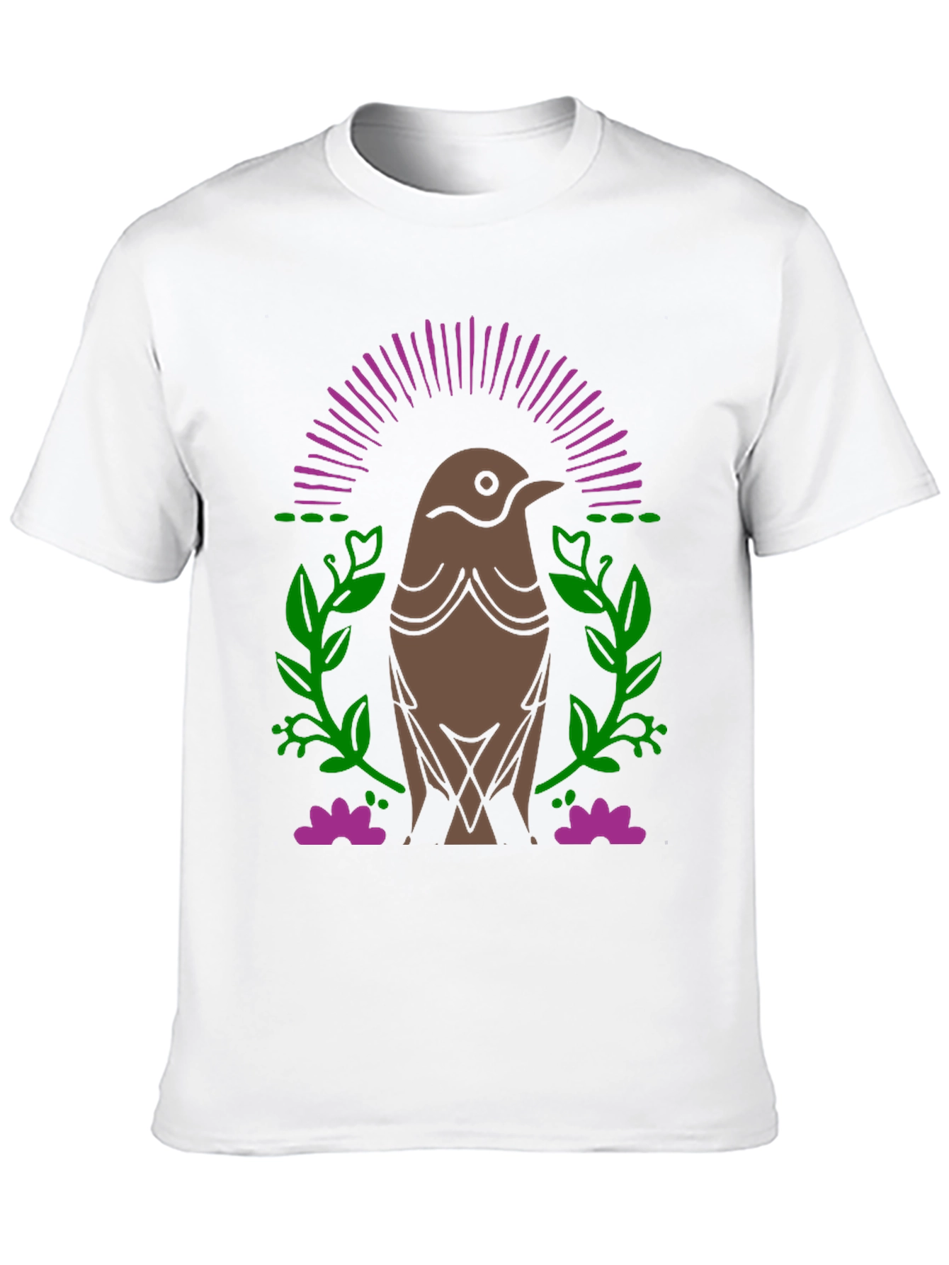 Black Bird Graphic Black T-Shirt view 10