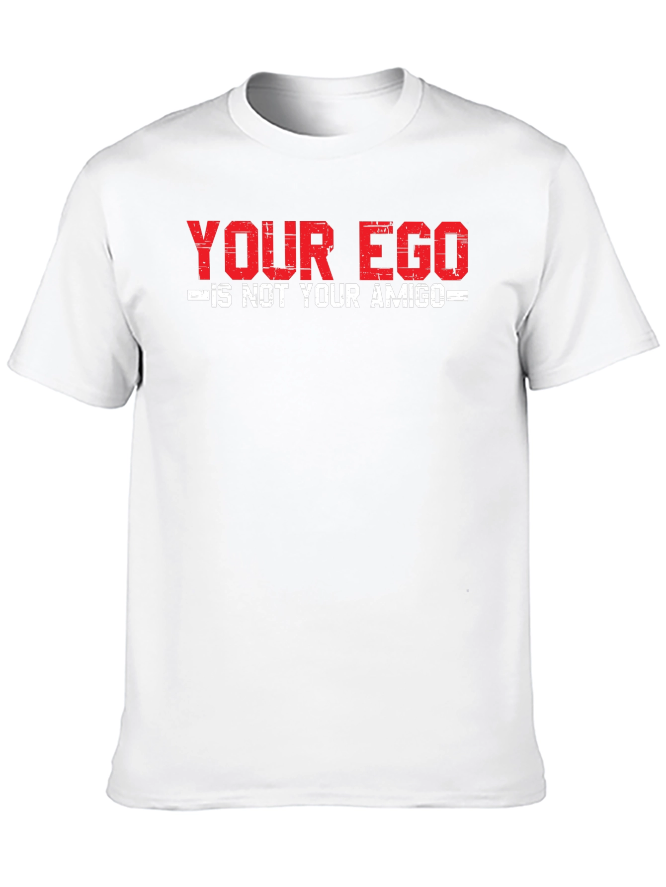 Black Your Ego is Not Your Amigo Graphic Tee view 10
