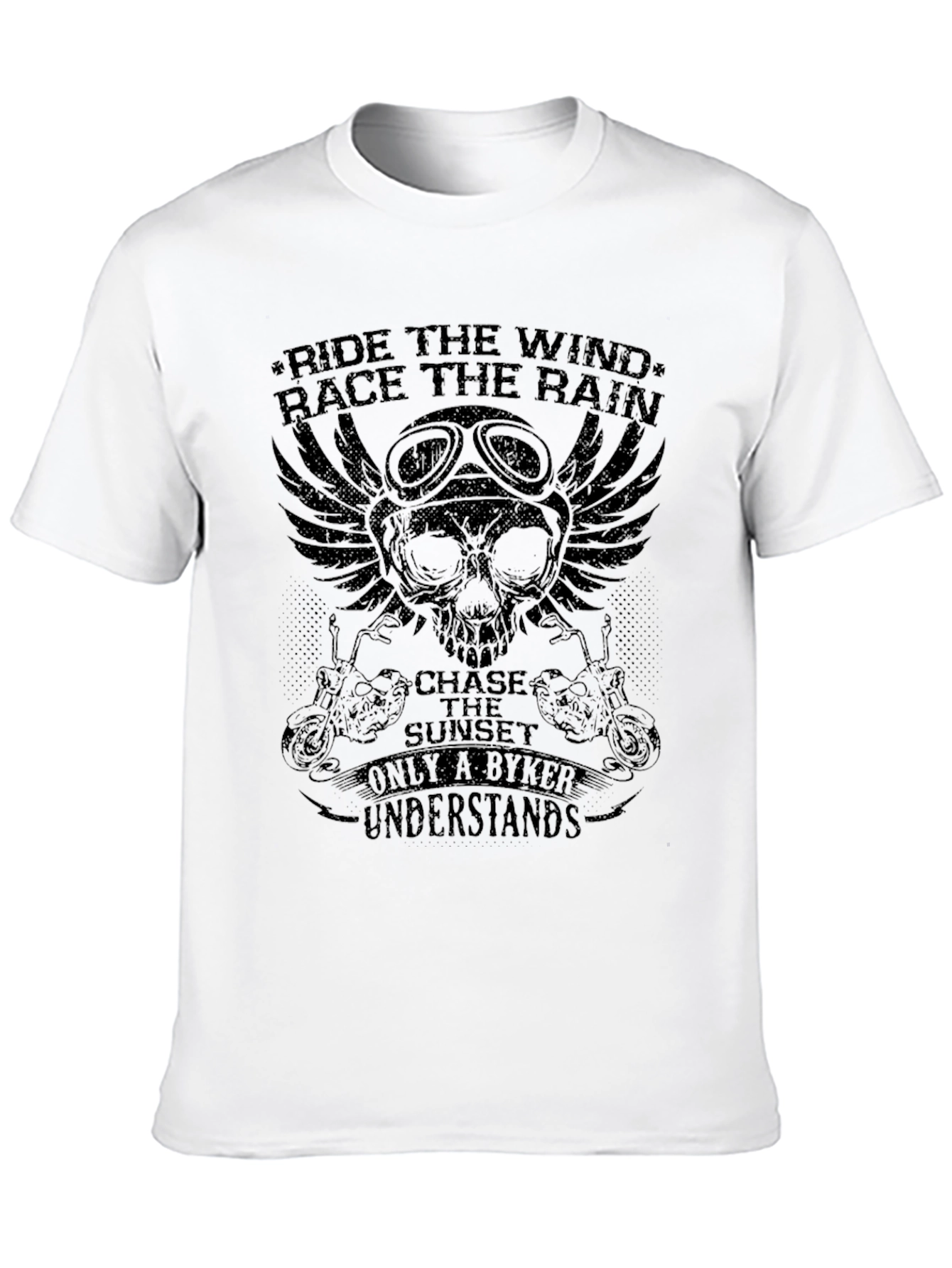 Ride the Wind Biker Graphic Tee - 10