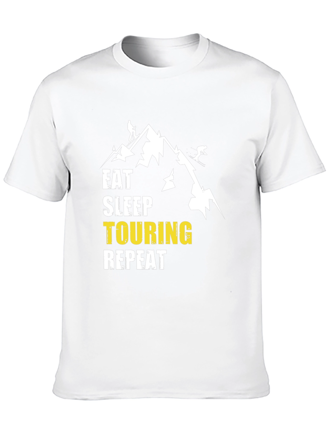 Black Eat Sleep Touring Repeat Graphic T-Shirt view 10