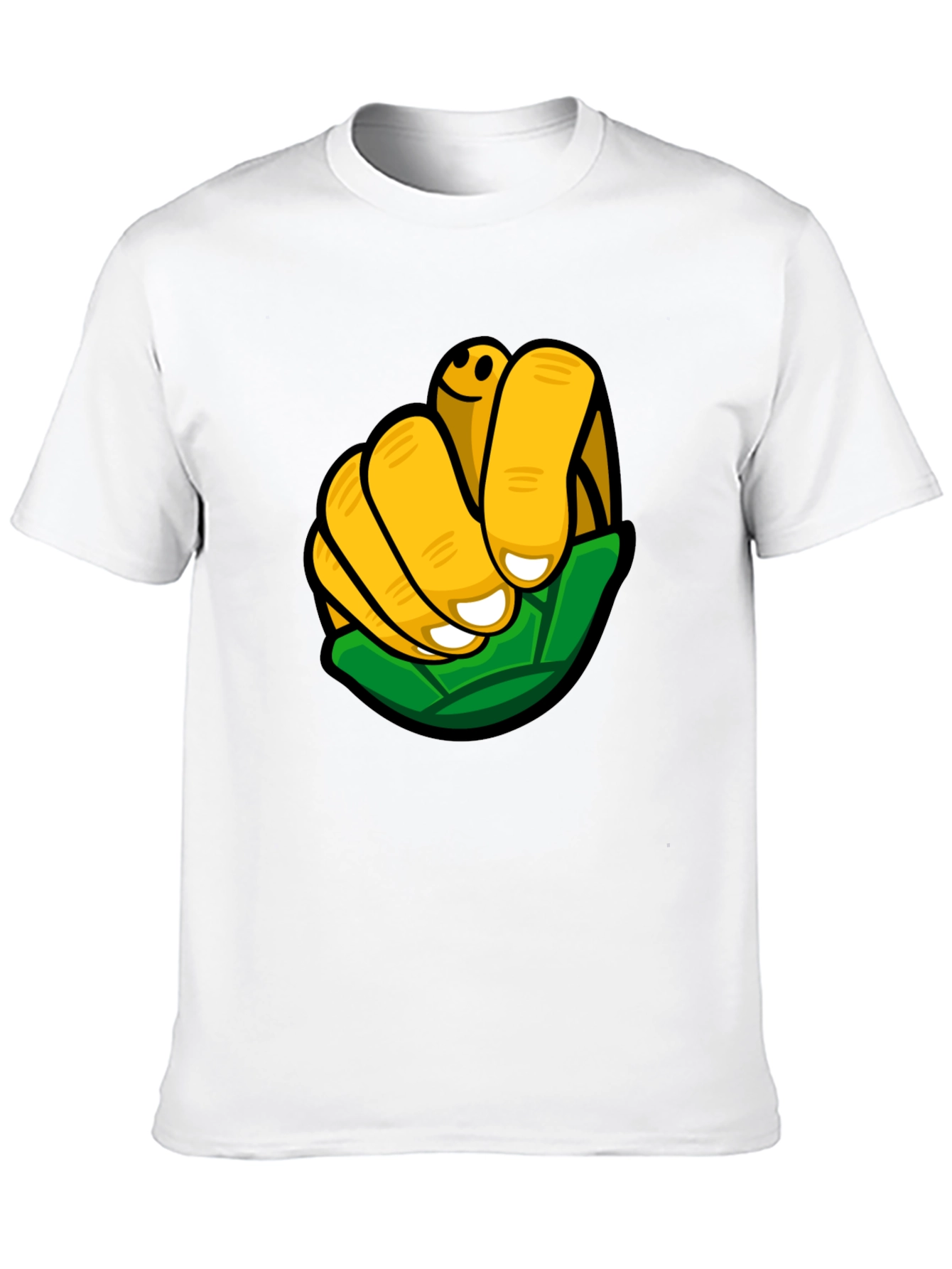 Black Funky Graphic Print Black T-Shirt view 10