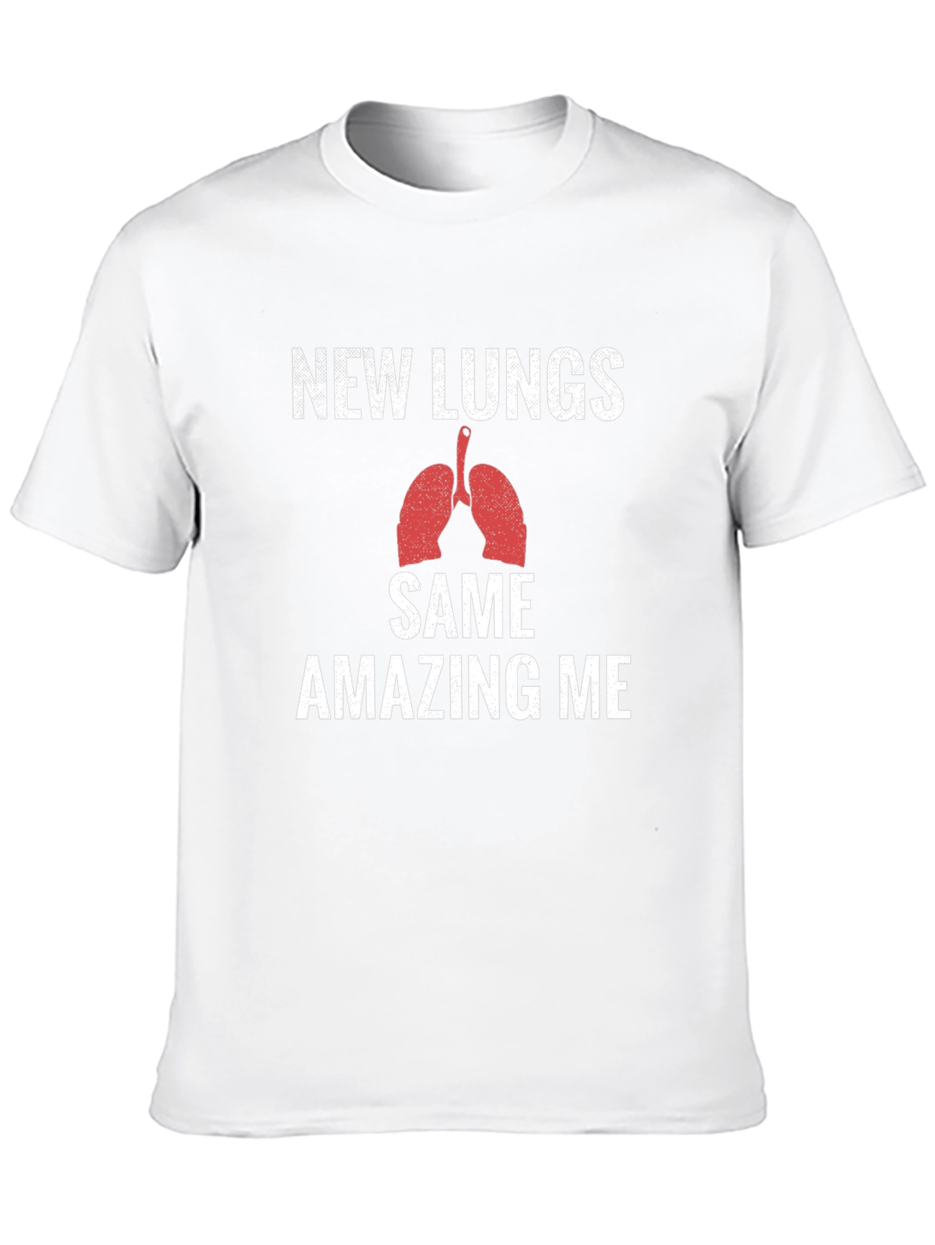 Black New Lungs Same Amazing Me Graphic T-Shirt view 10