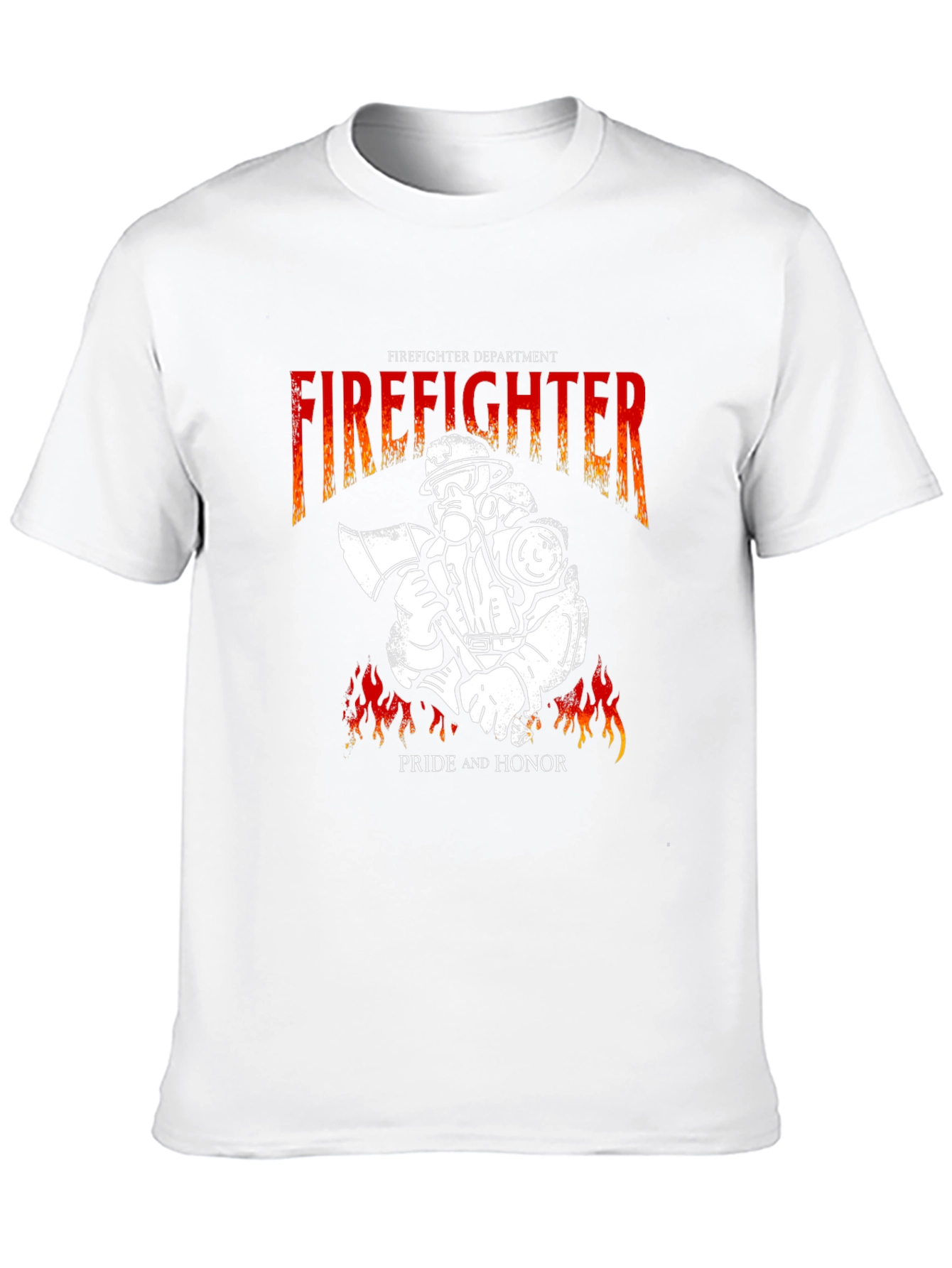 Black Firefighter Pride T-Shirt - Honor & Duty view 10