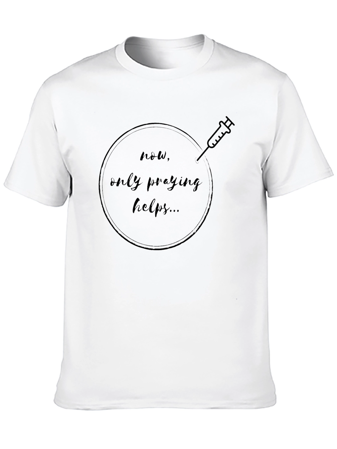 Black Praying Helps T-Shirt view 10