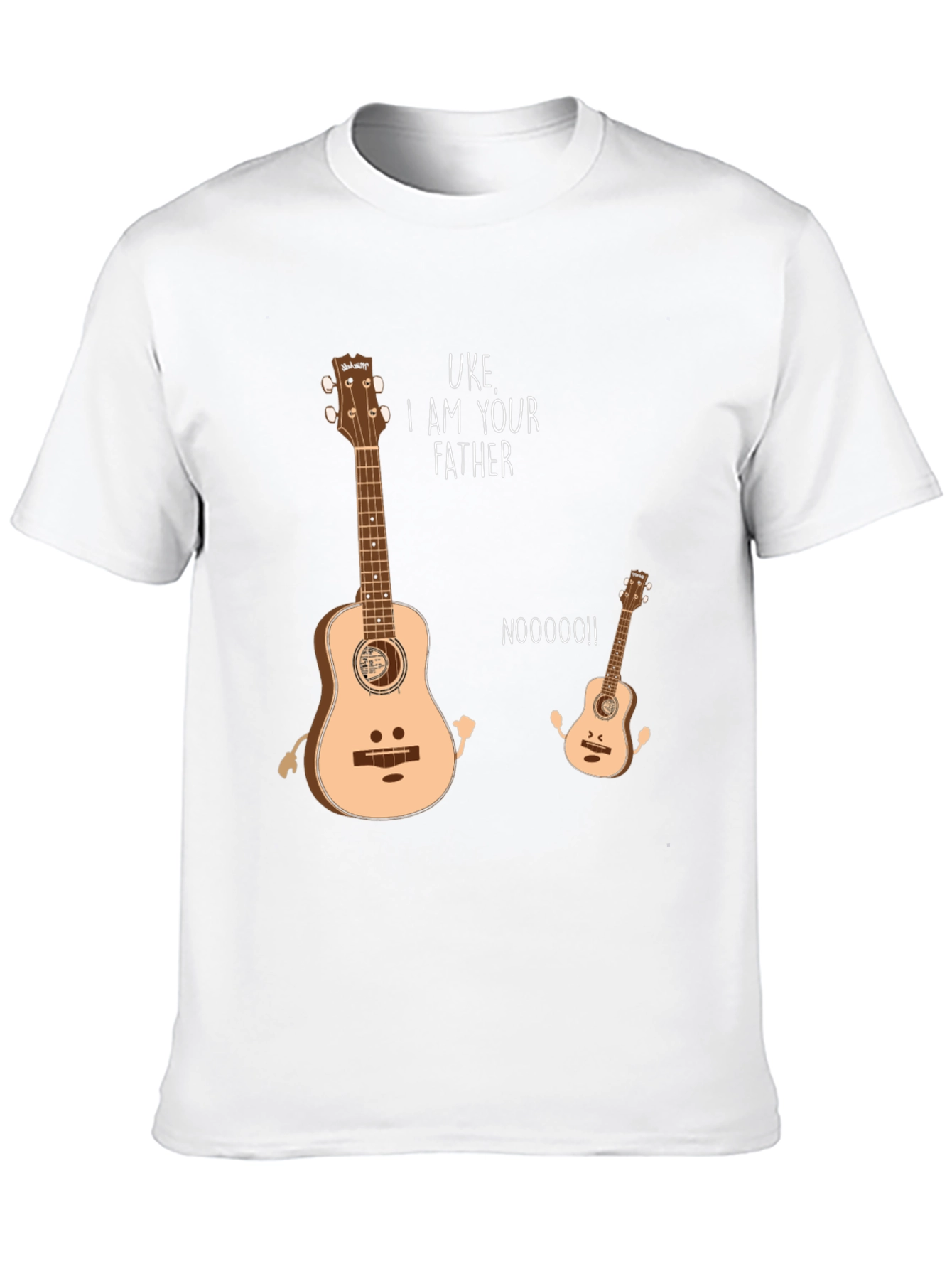 Black Uke I Am Your Father Funny Music T-Shirt view 10