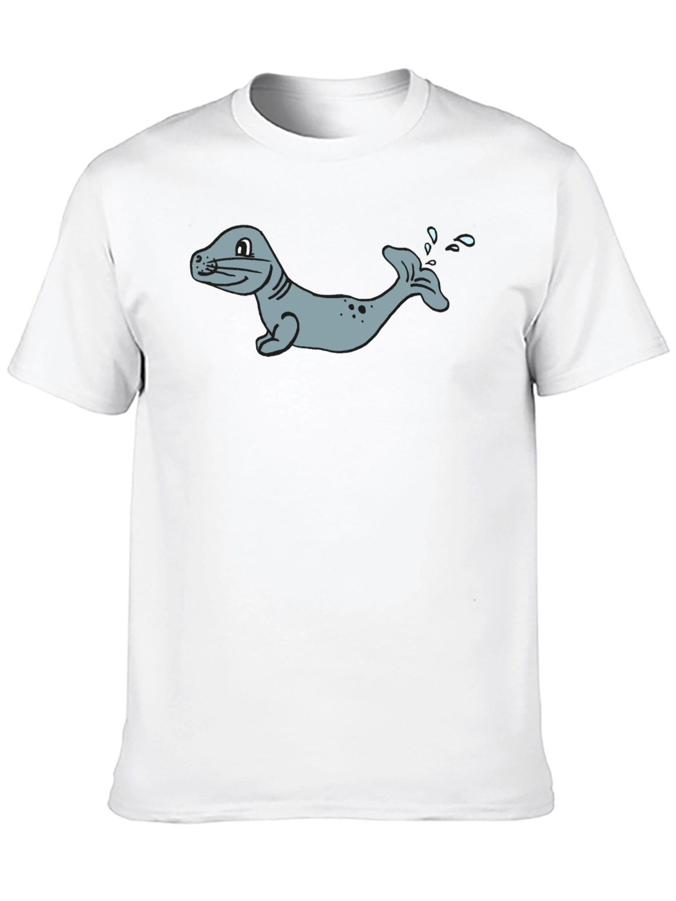 Black Seal Graphic Black T-Shirt view 10