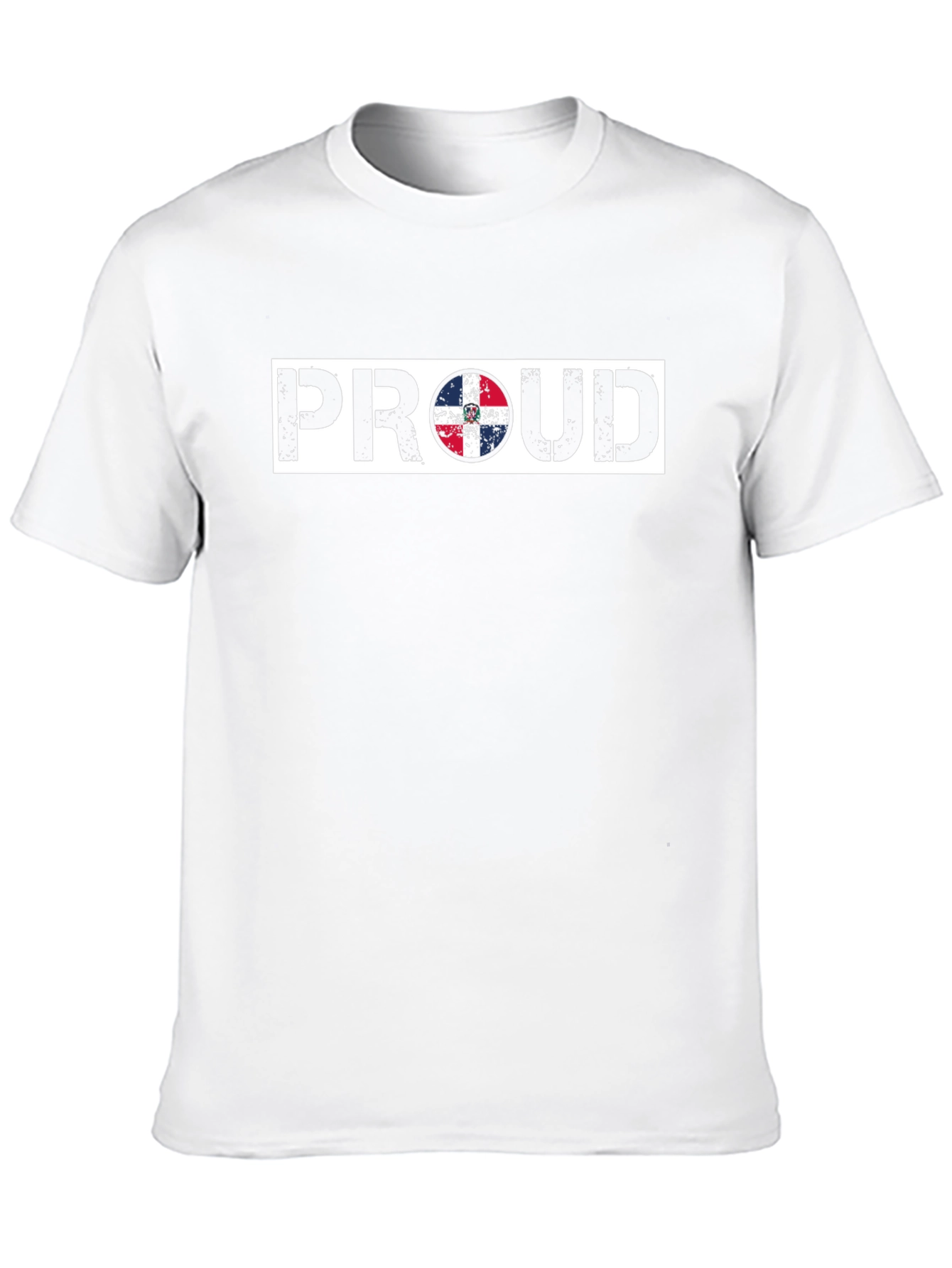 Black Proud Dominican Republic Flag T-Shirt view 10