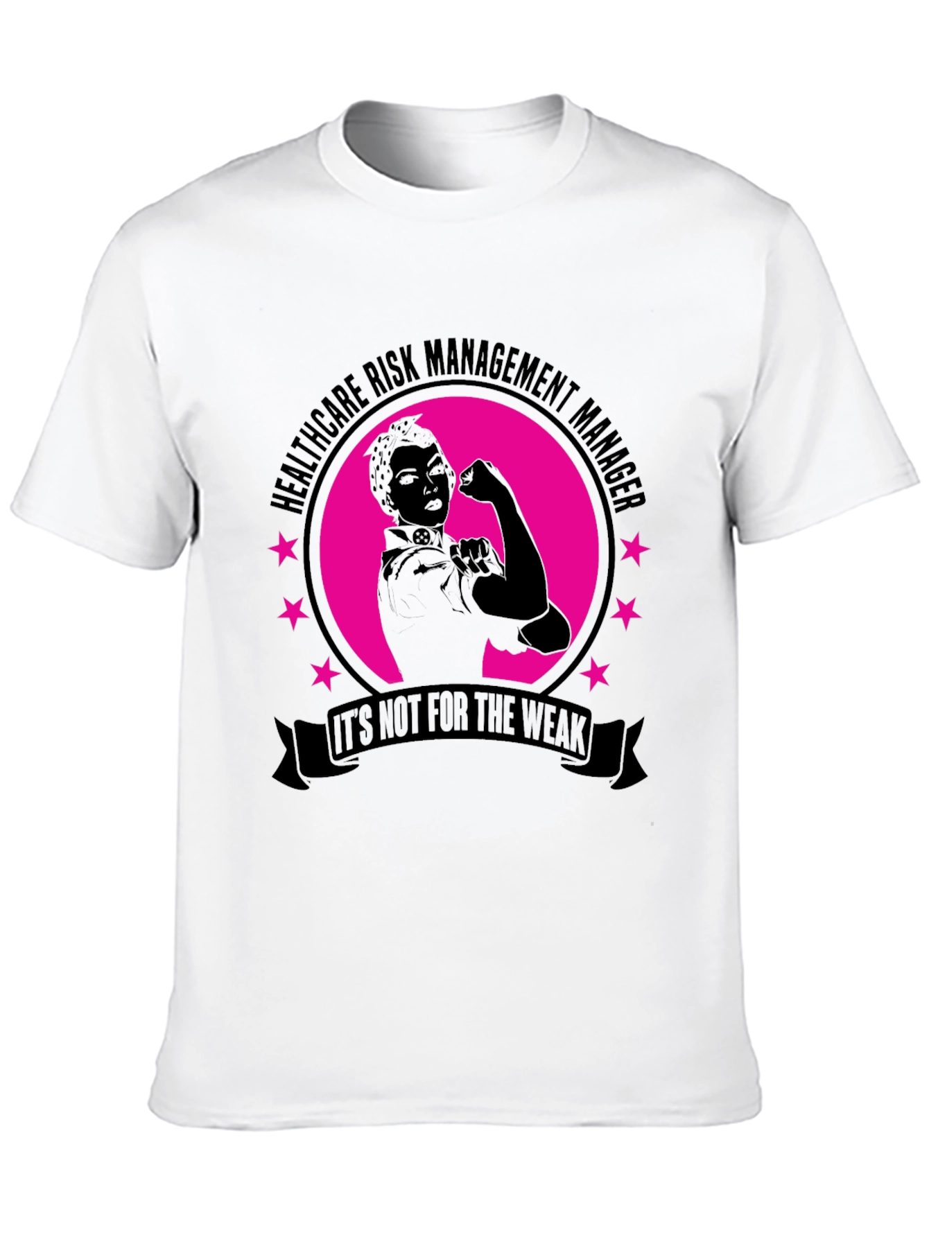 Black Healthcare Risk Management T-Shirt view 10
