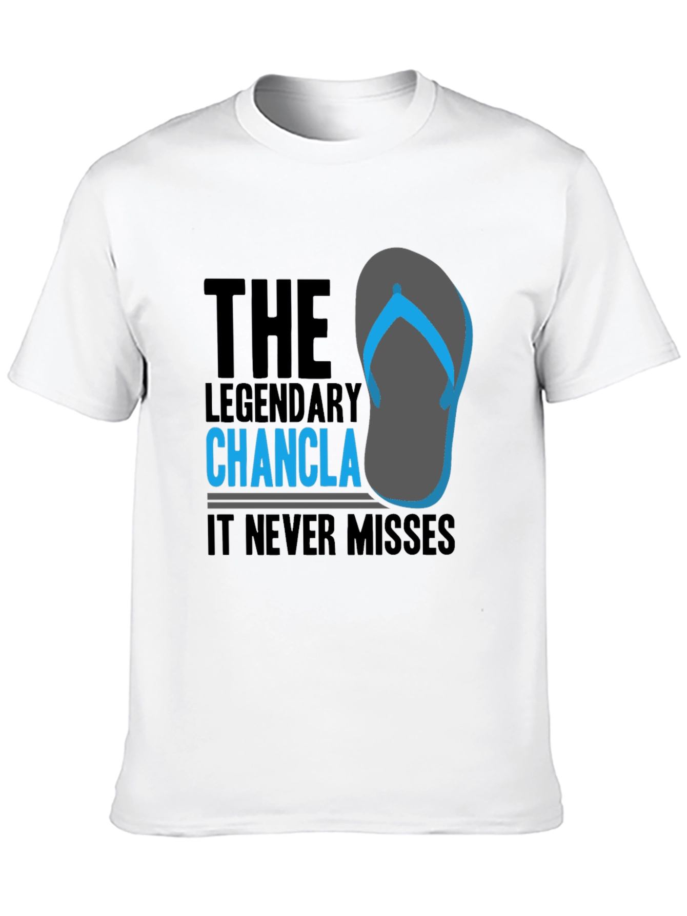 Black The Legendary Chancla Graphic T-Shirt view 10