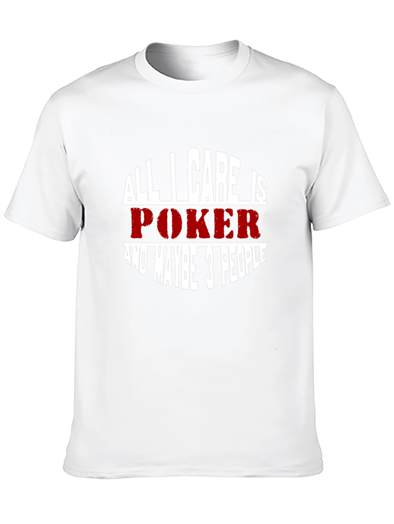 Black Poker Lover T-Shirt - Funny Poker Player Gift view 10