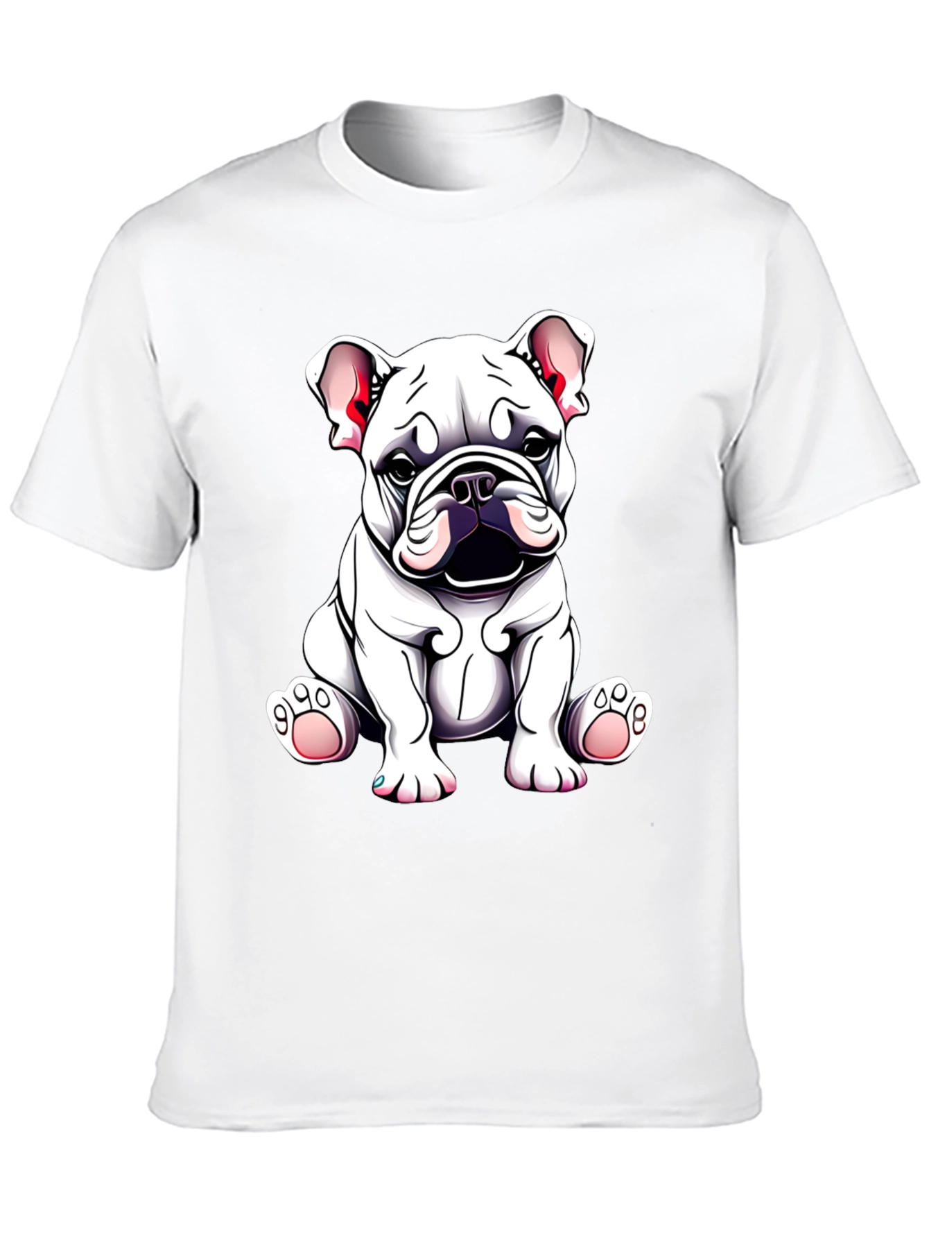 Black Bulldog Puppy Graphic Tee - Cute Dog Lover Shirt view 10