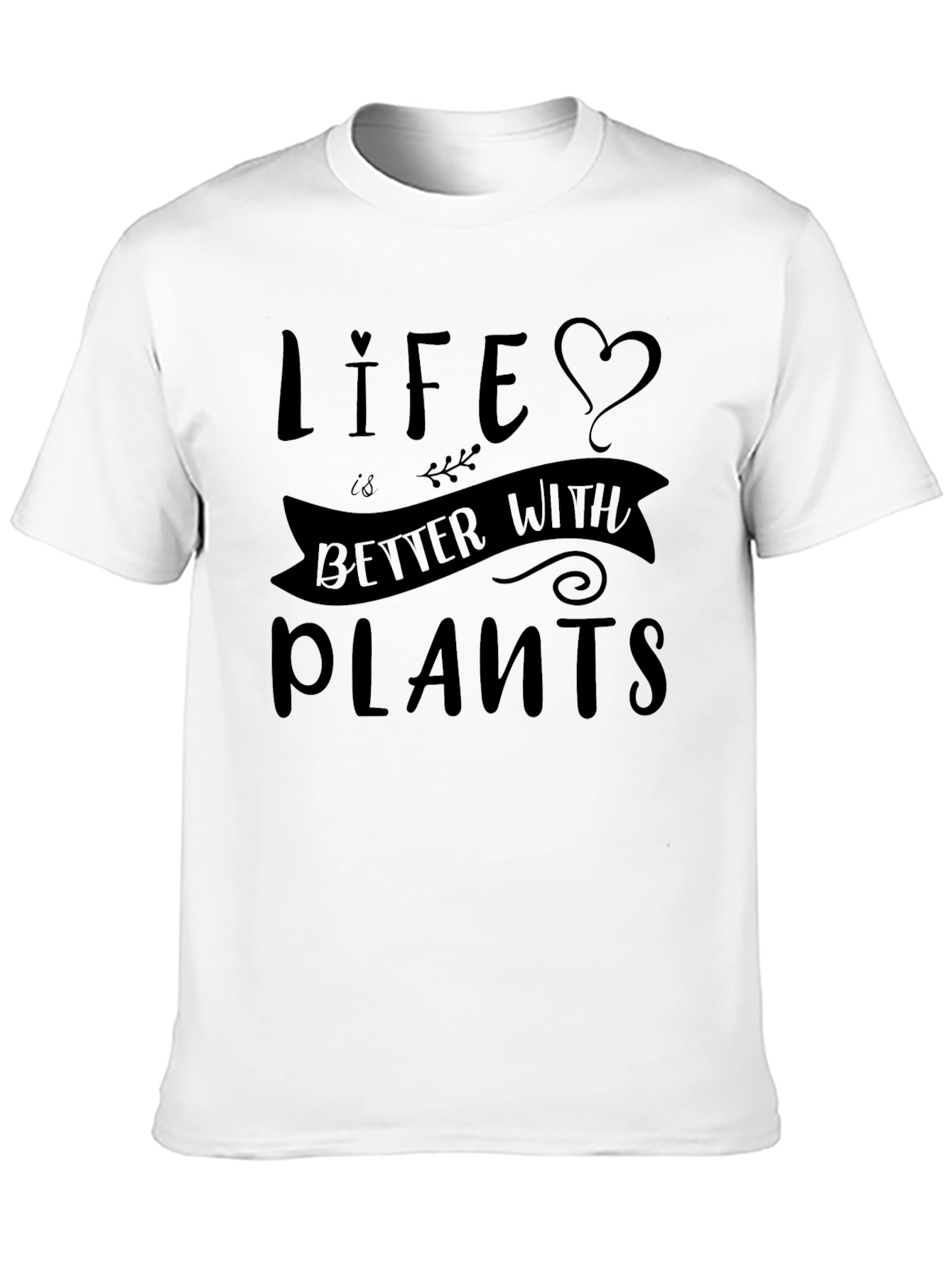Black Life is Better With Plants T-Shirt view 10
