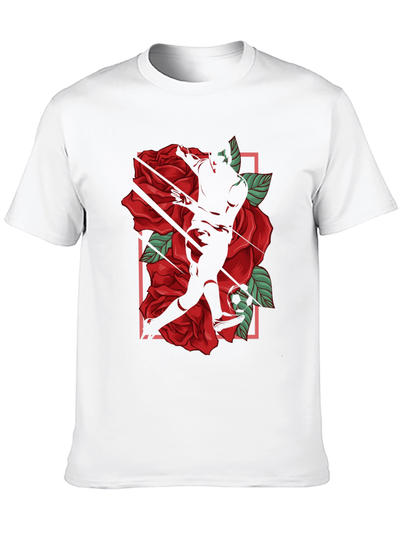 Black Rose Baseball Graphic T-Shirt view 10