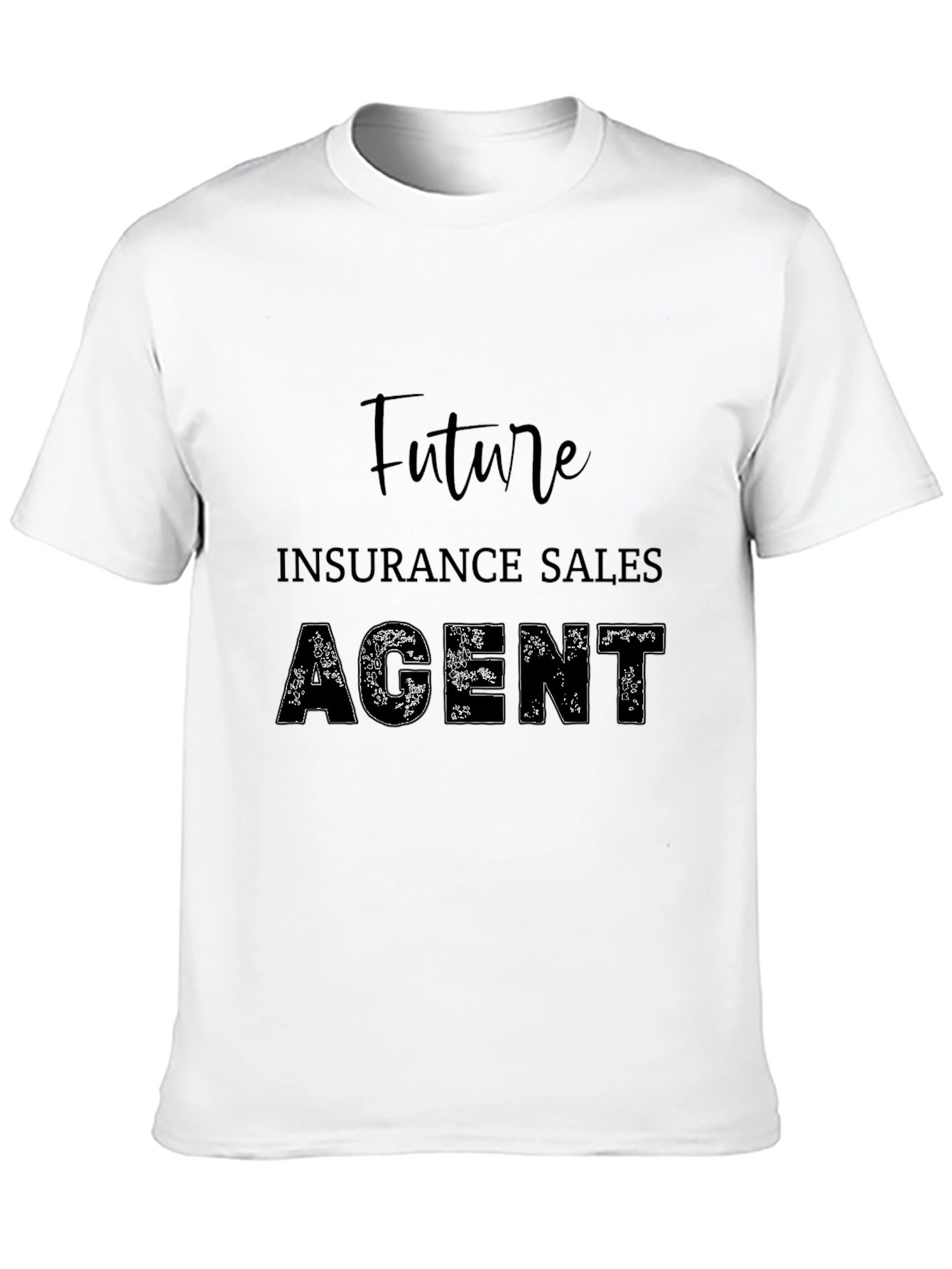 Black Future Insurance Sales Agent T-Shirt view 10
