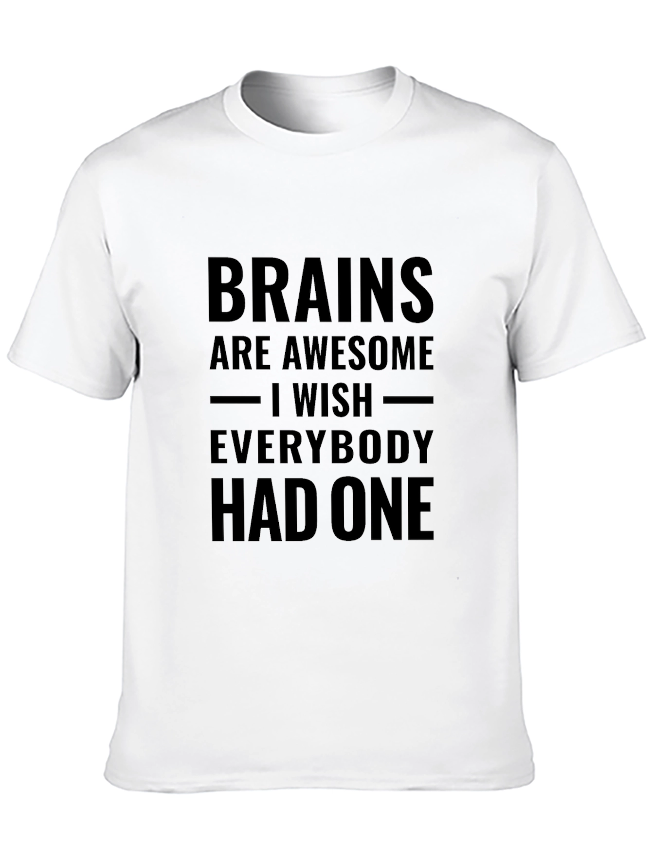Black Brains are Awesome Graphic T-Shirt - Unisex view 10