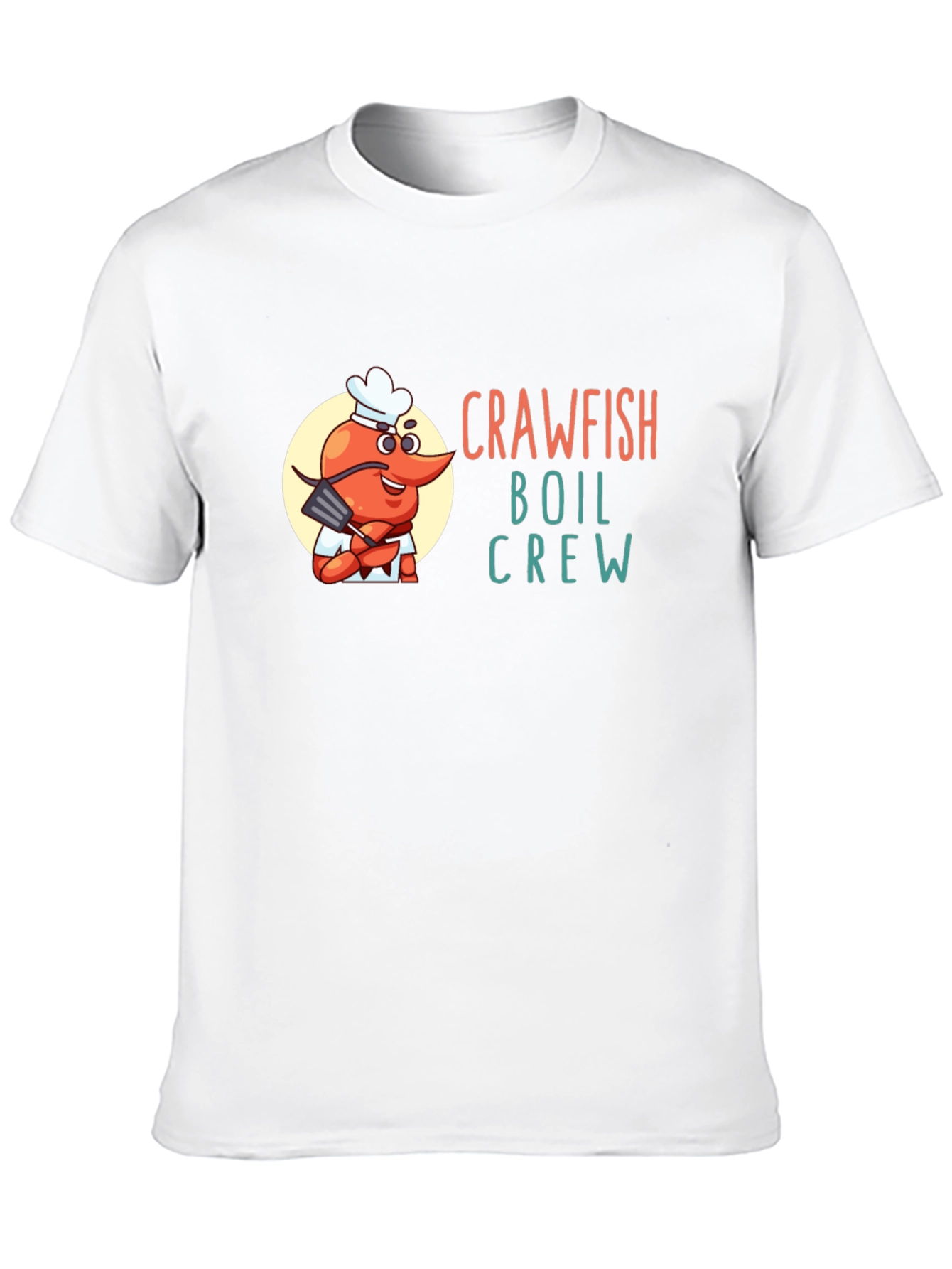 Black Crawfish Boil Crew Black T-Shirt view 10