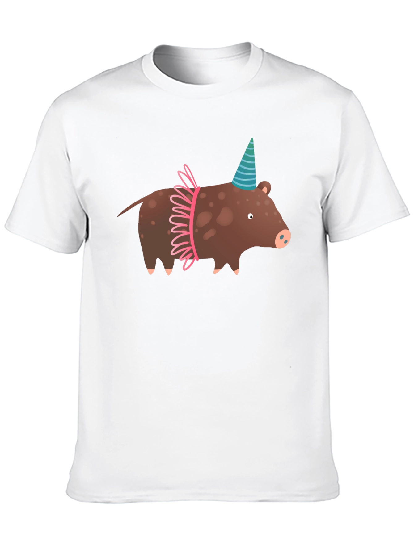 Black Party Pig T-Shirt view 10