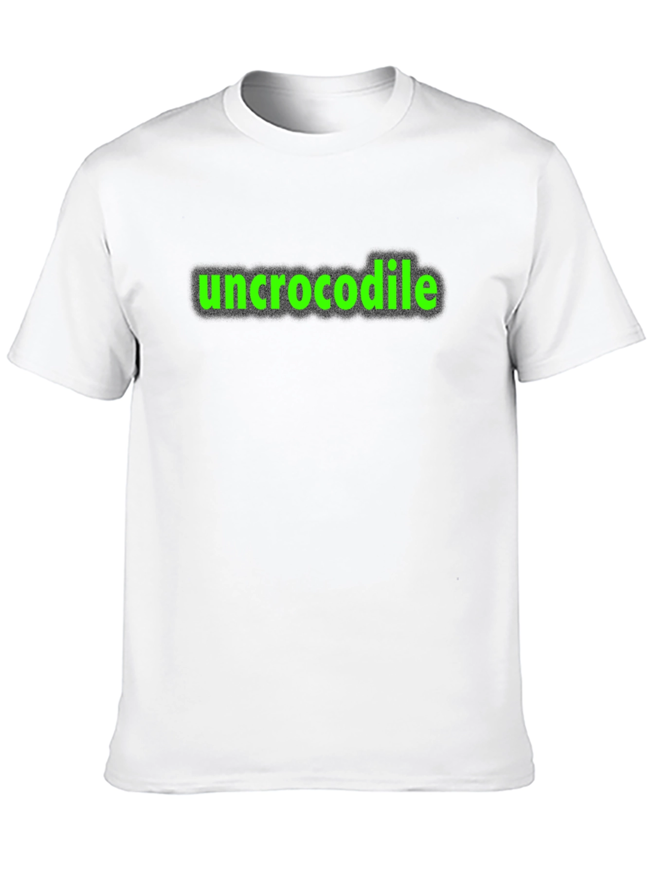 Black Uncrocodile Graphic Tee - Black Casual T-Shirt view 10