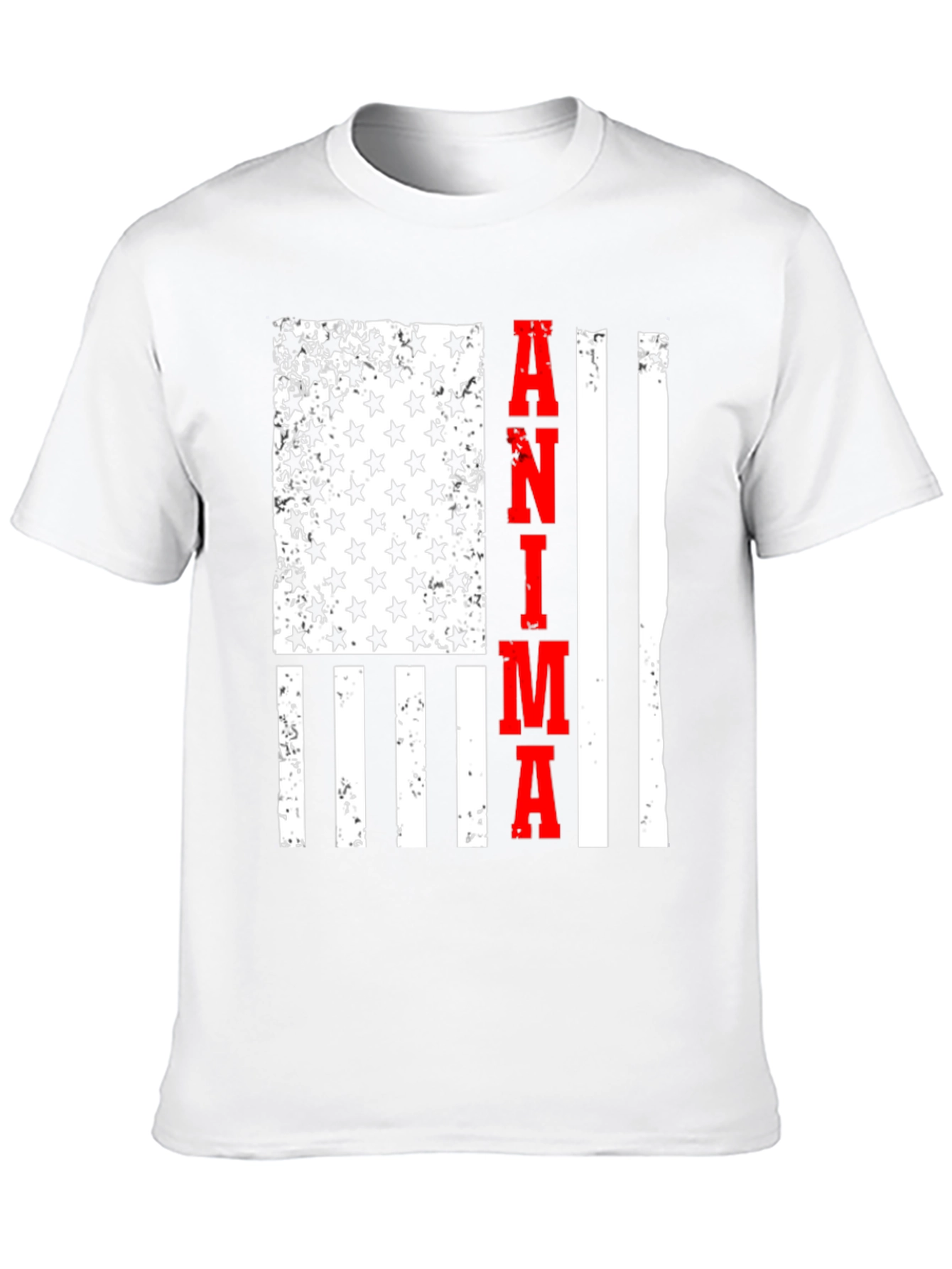 Black Anima USA Flag Graphic Tee - Black view 10