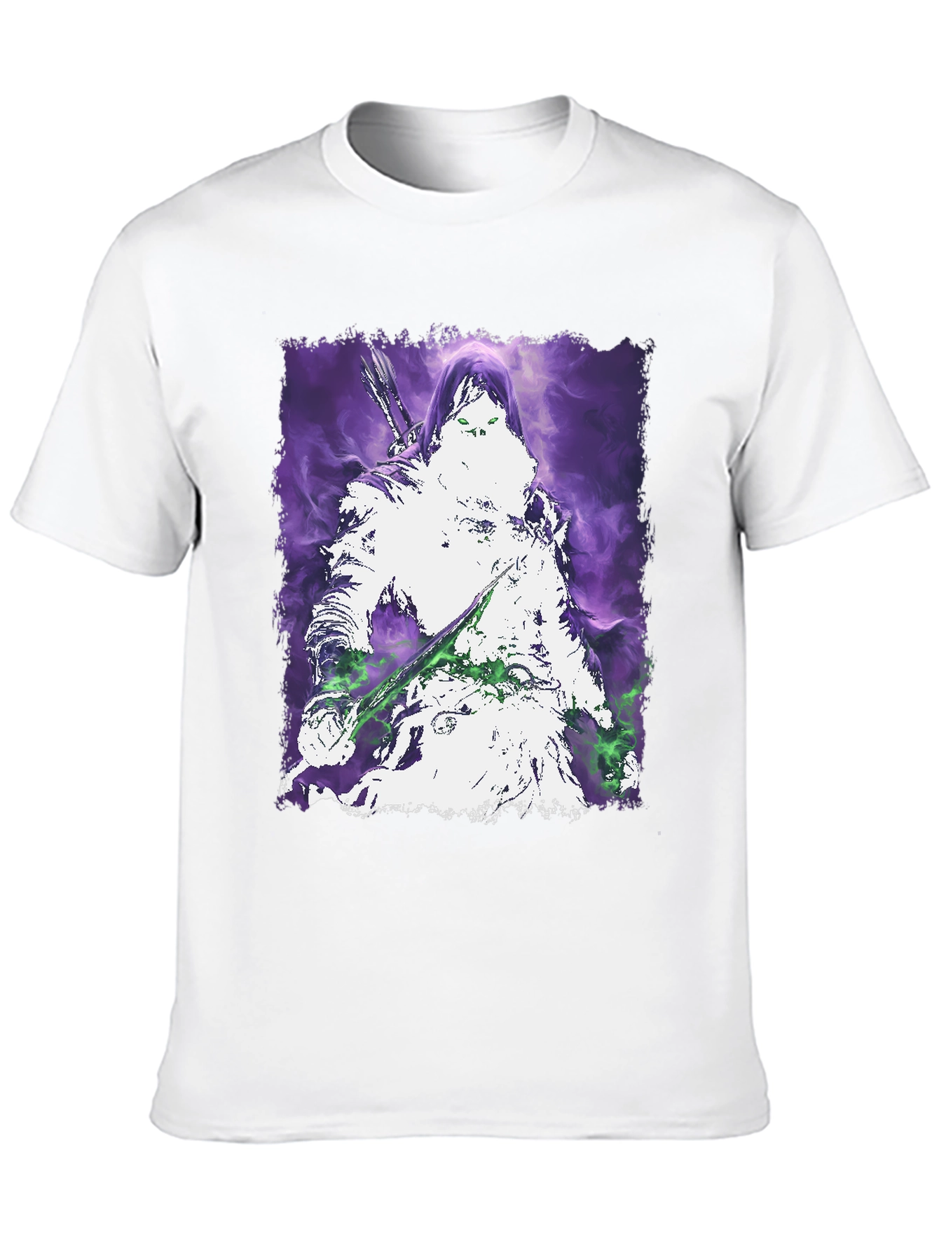 Black Mystic Warrior Graphic Tee - Black view 10