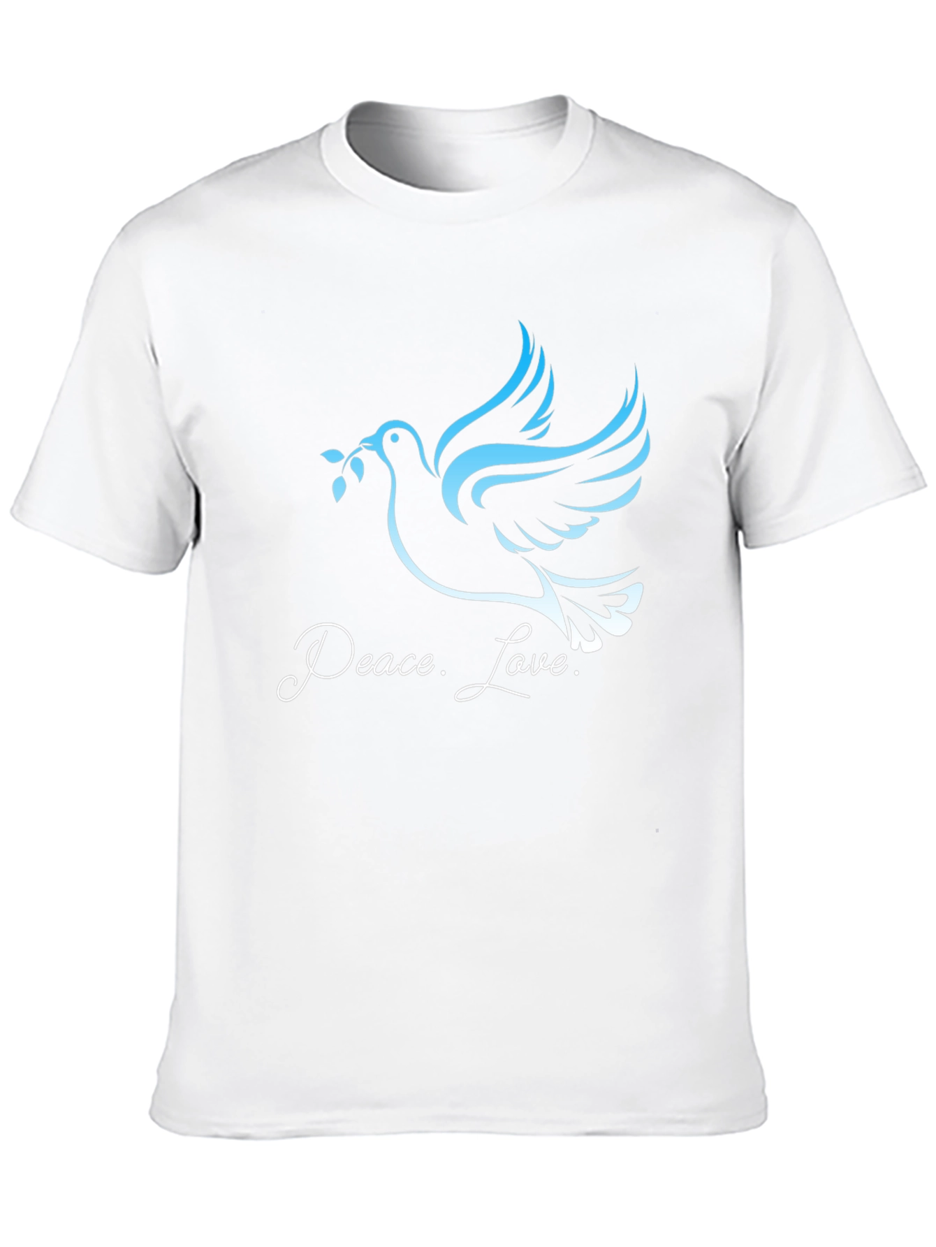 Black Peace and Love Dove Graphic Tee - Black view 10