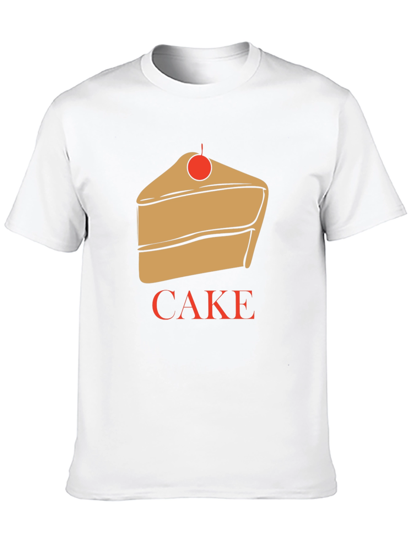 Black Cake Graphic T-Shirt - Unique Dessert Lover Tee view 10