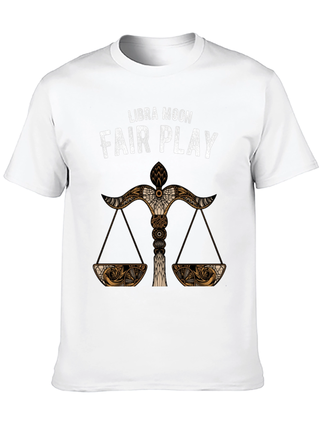 Black Libra Moon Fair Play Graphic Tee view 10