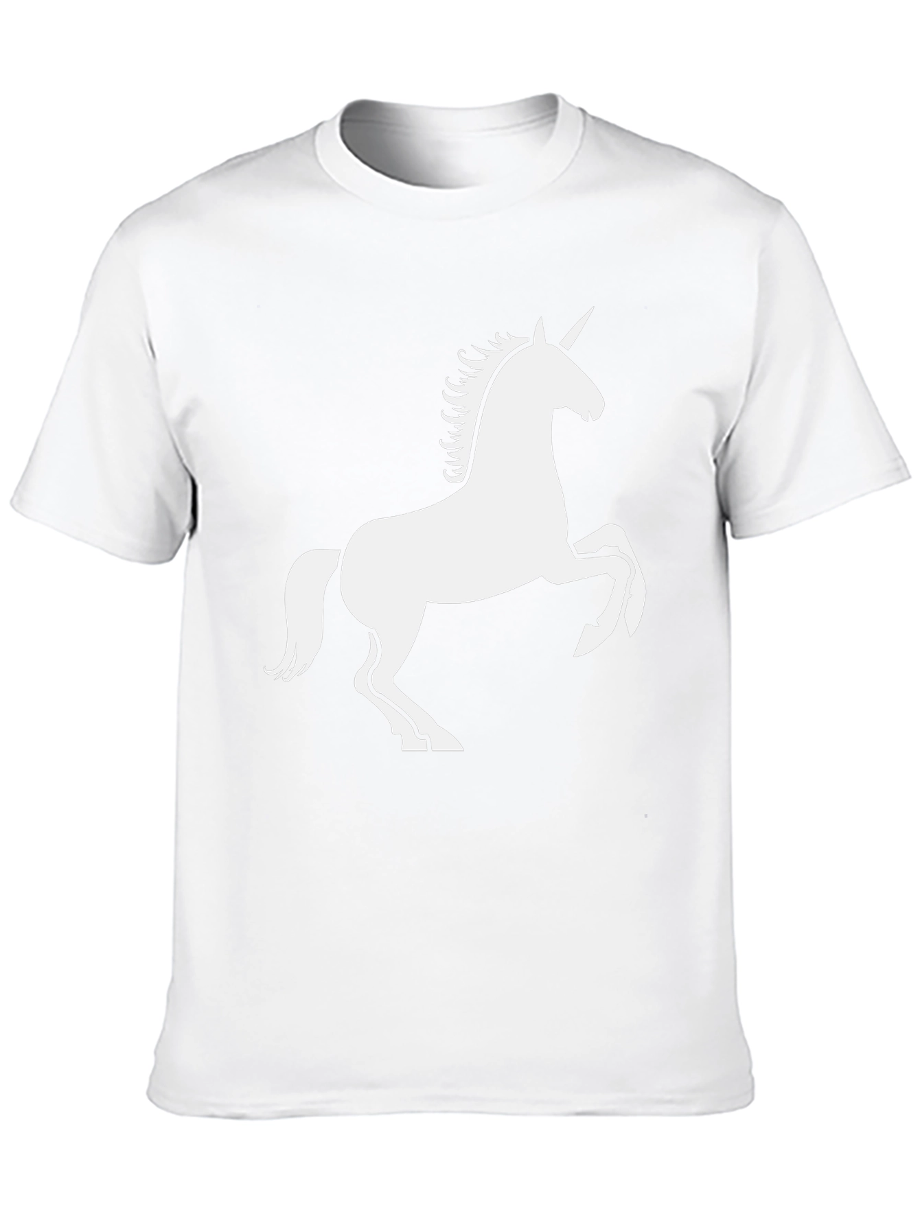 Black Unicorn Graphic T-Shirt - Black Cotton Tee view 10
