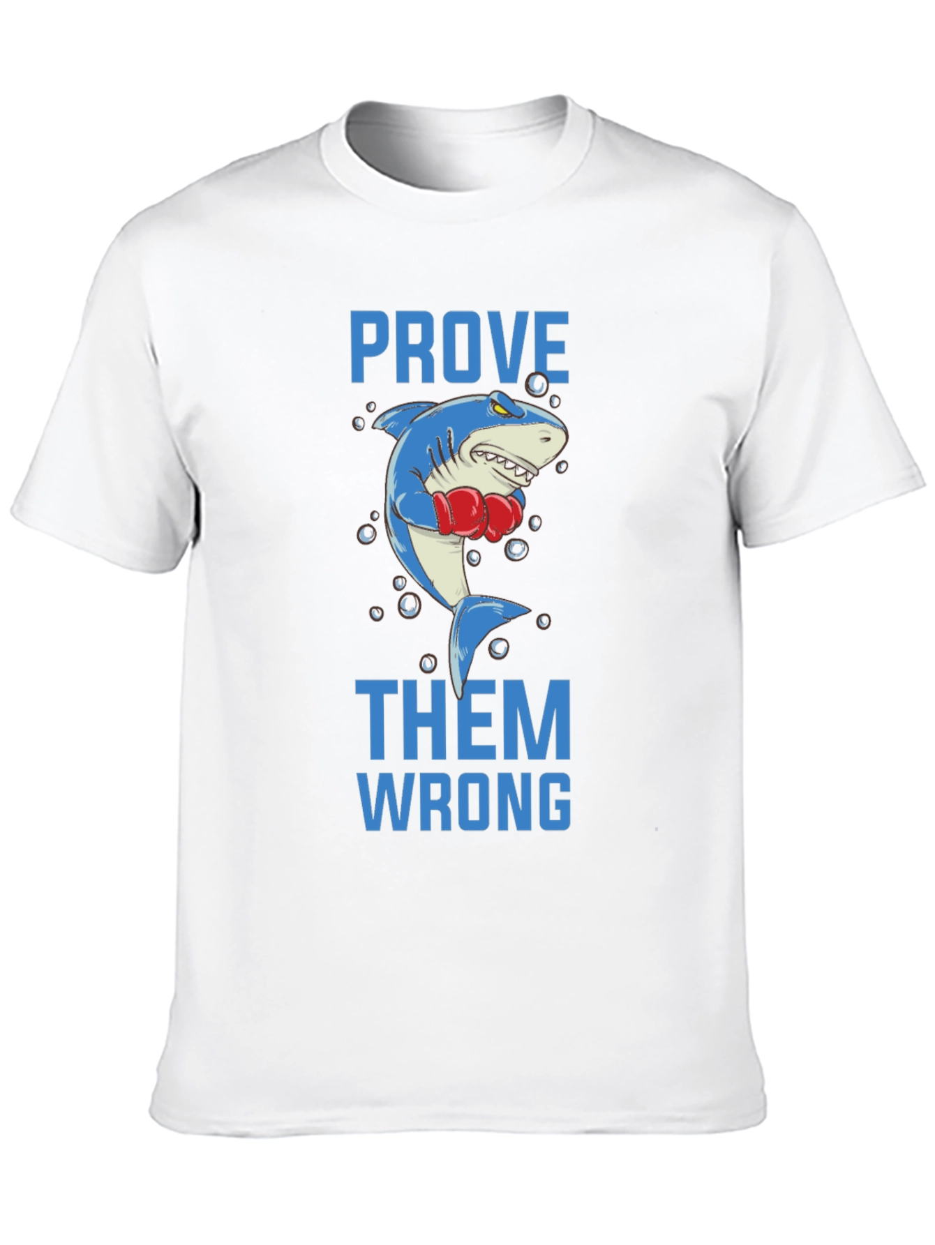 Black Prove Them Wrong Boxing Shark Graphic Tee view 10