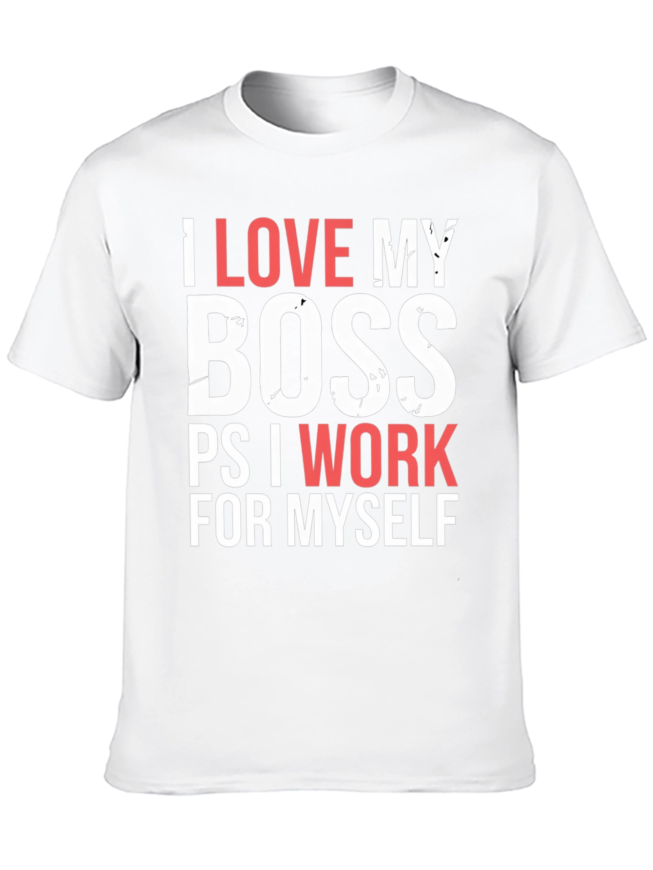 Black Funny I Love My Boss T-Shirt view 10