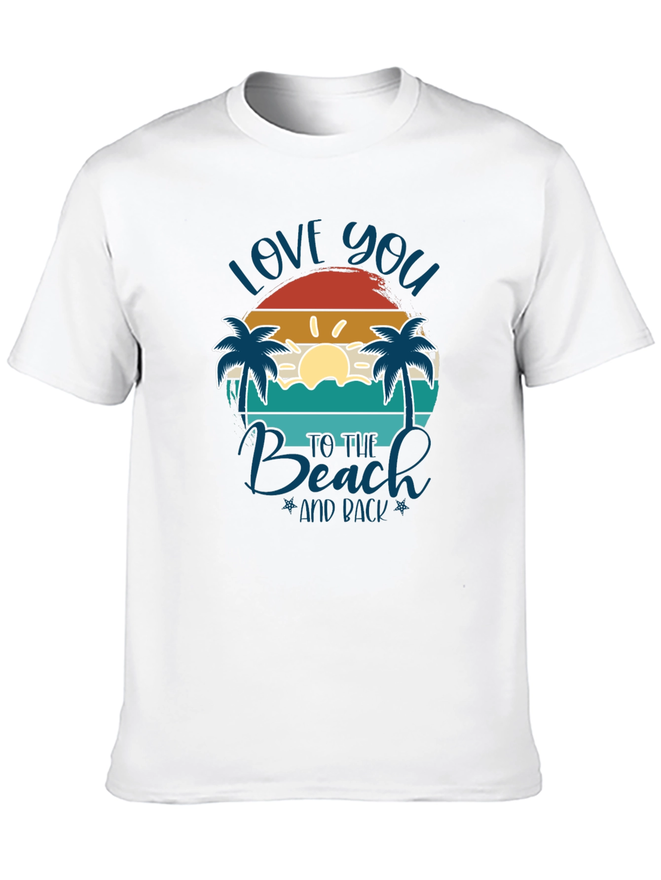 Black Love You to The Beach and Back T-Shirt view 10