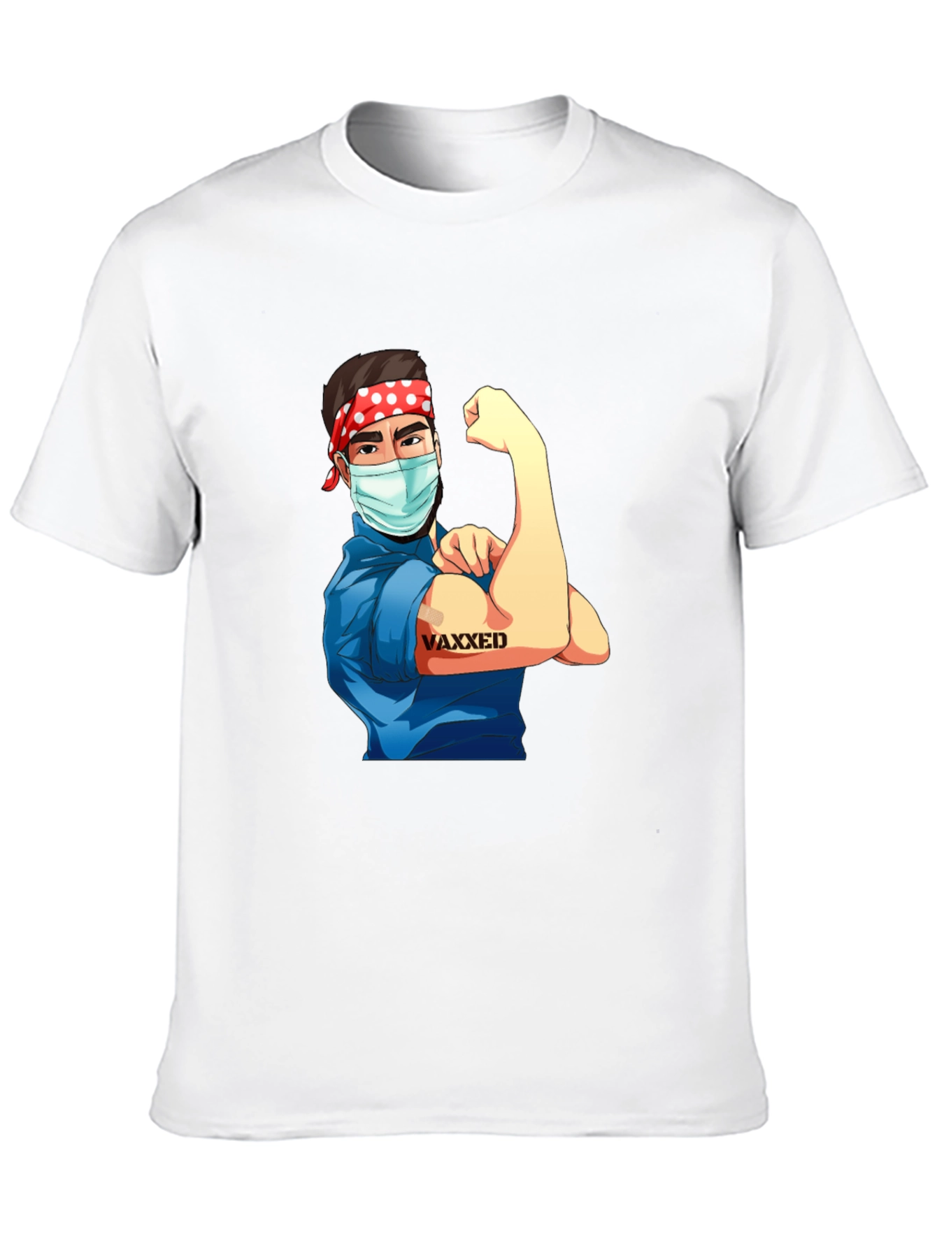 Black Vaxxed Rosie the Riveter T-Shirt view 10