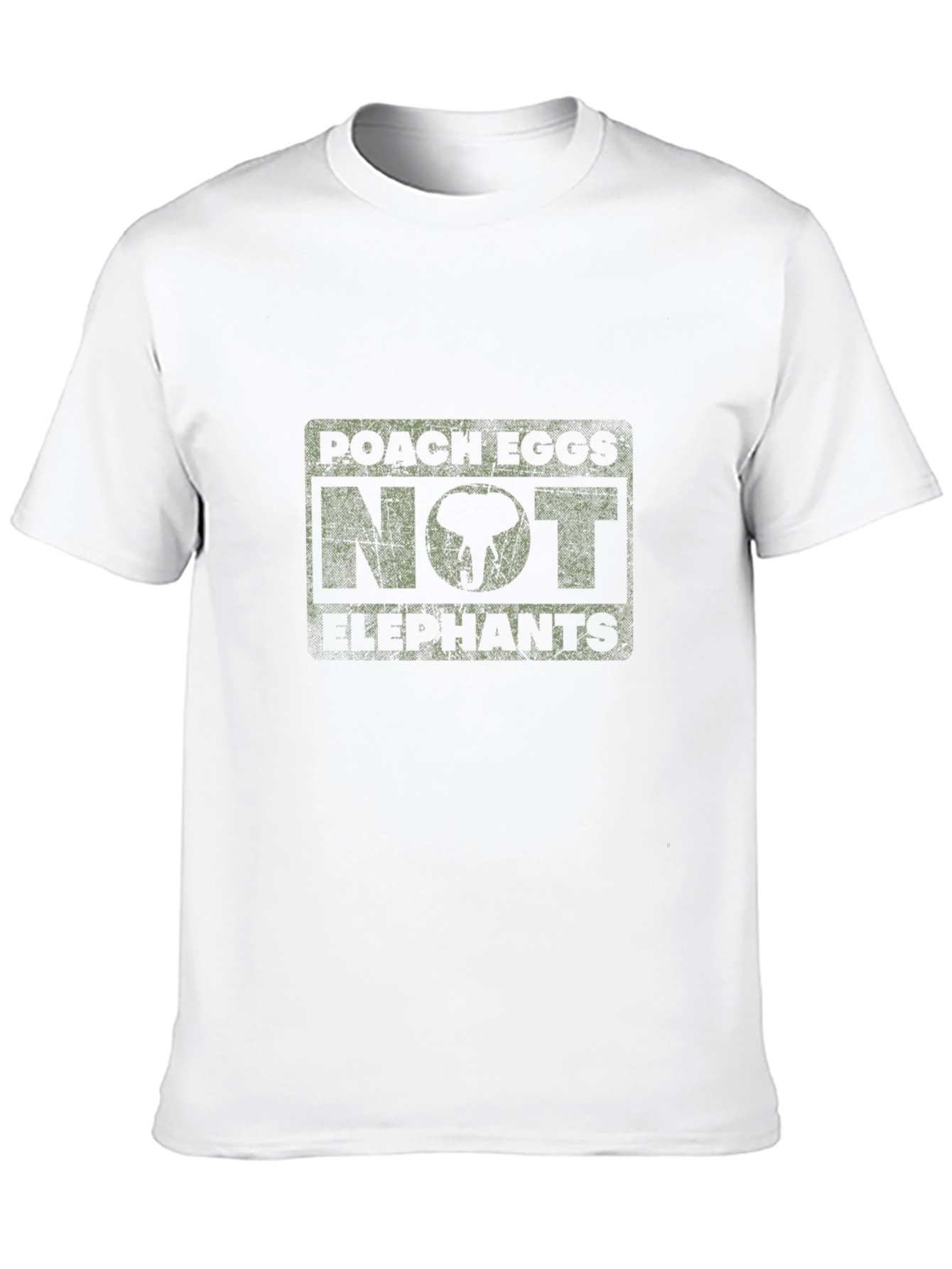 Black Poach Eggs NOT Elephants Graphic Tee view 10