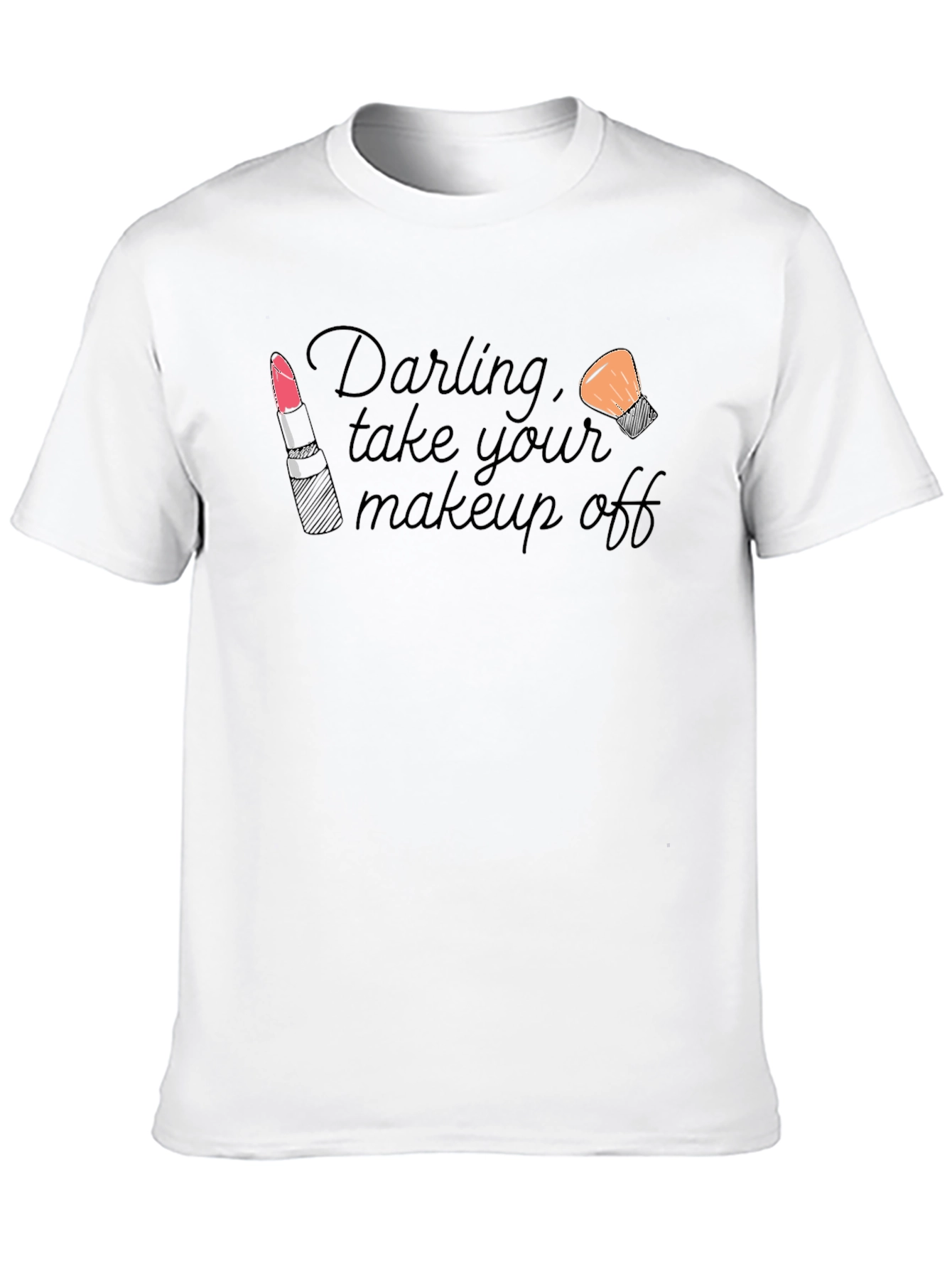 Black Darling Take Your Makeup Off Black T-Shirt view 10