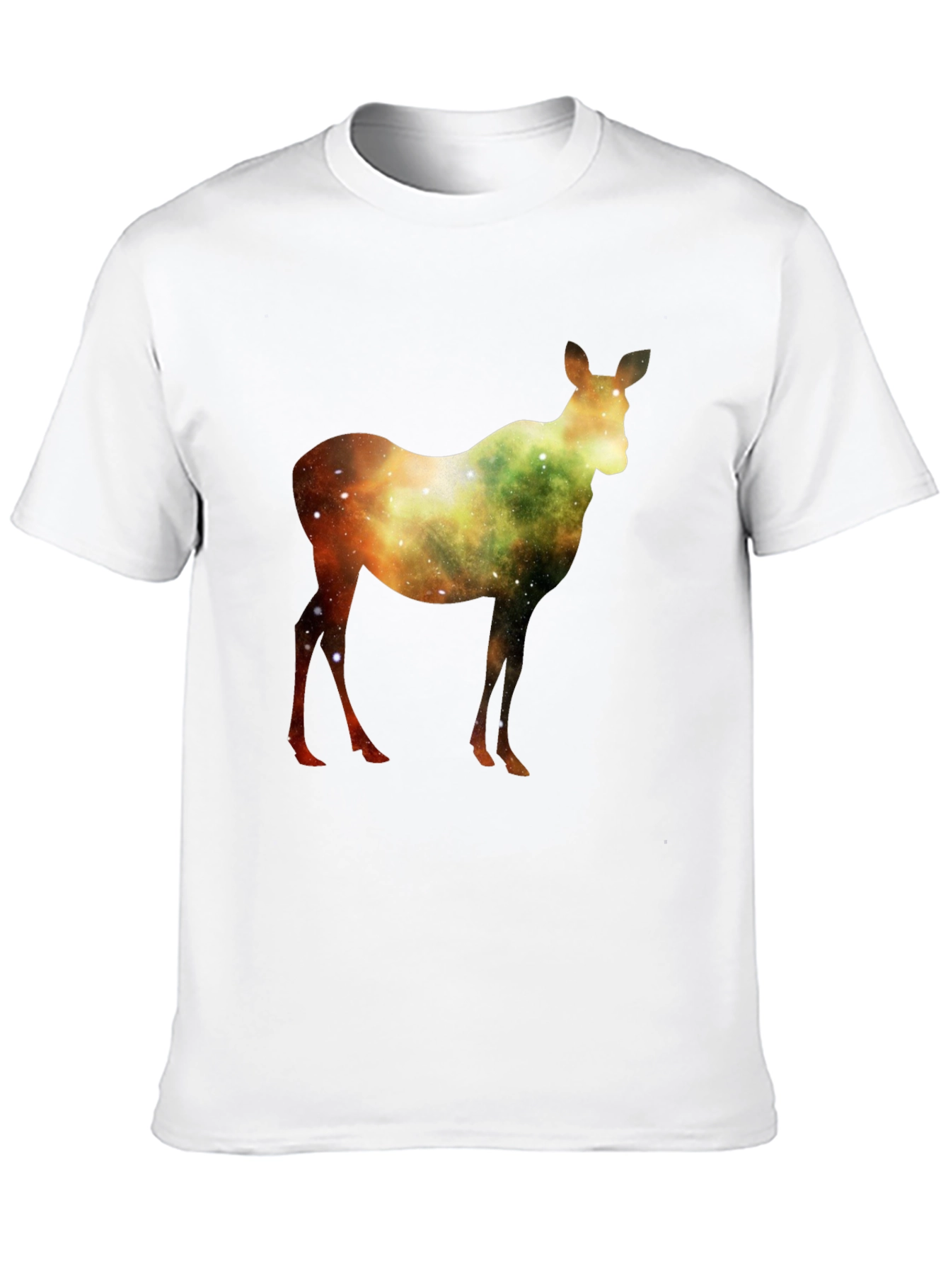Black Galaxy Deer Graphic T-Shirt - Stylish & Unique view 10