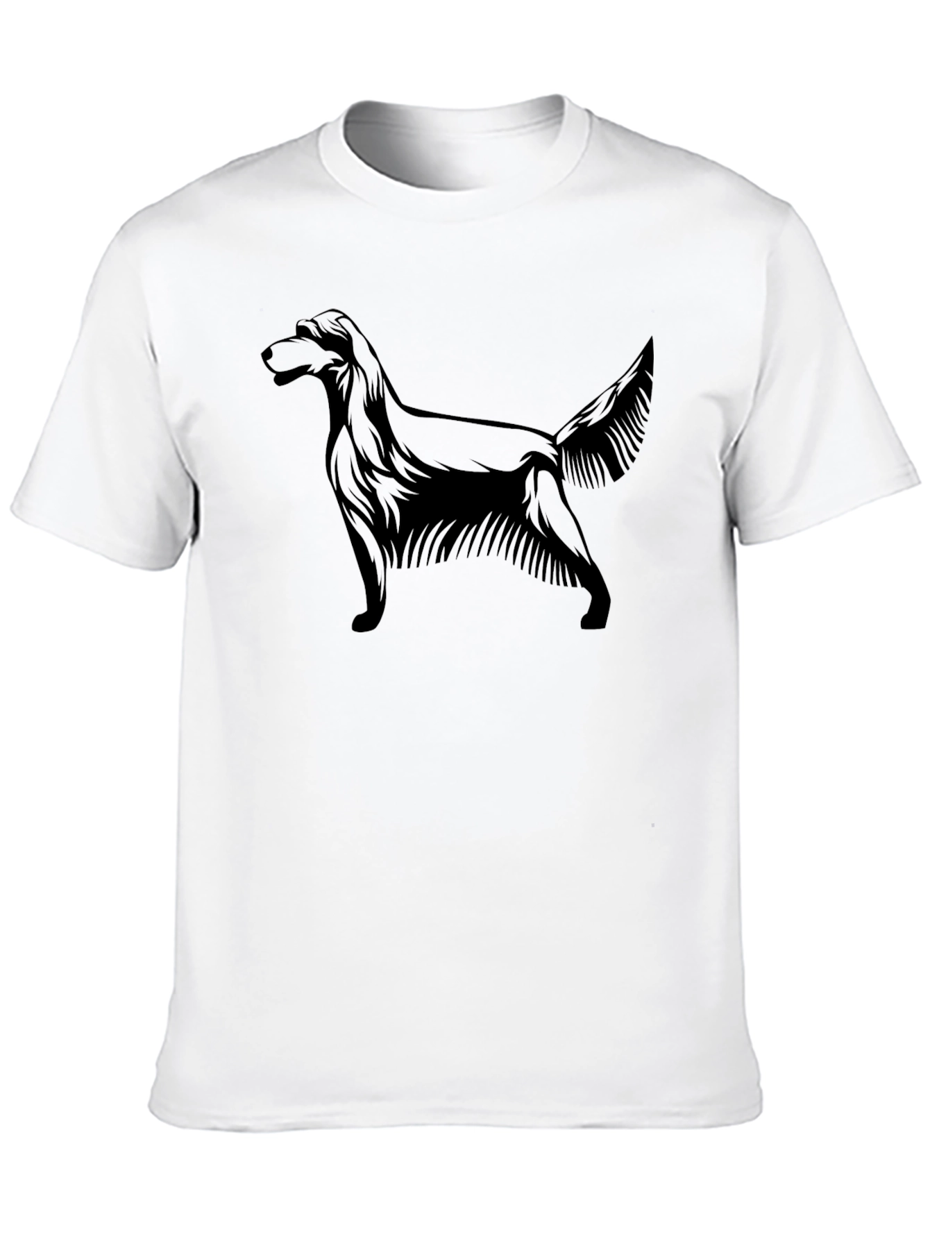 Black Dog Silhouette Graphic T-Shirt - Men's - 10